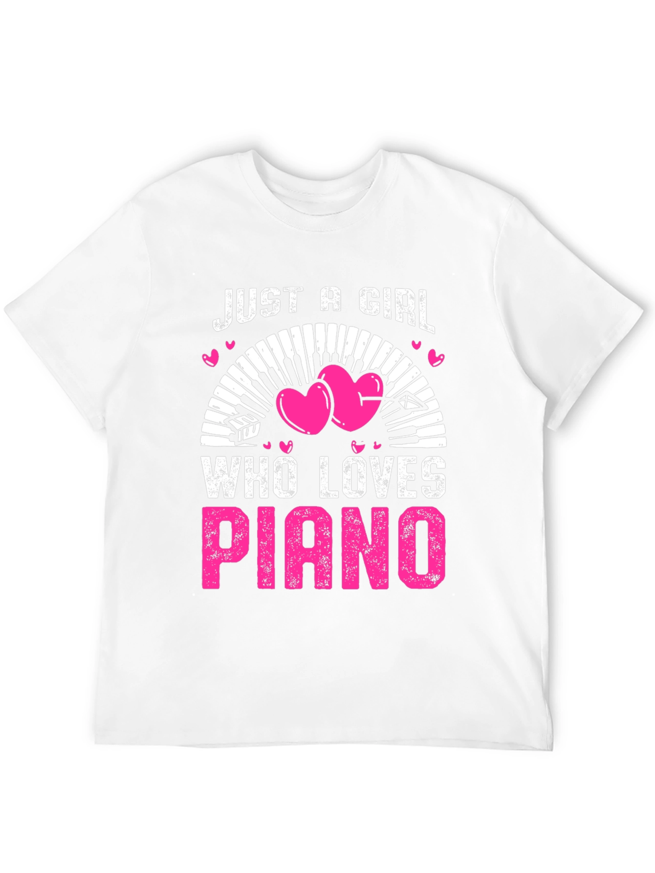 Just A Girl Who Loves Piano T-Shirt