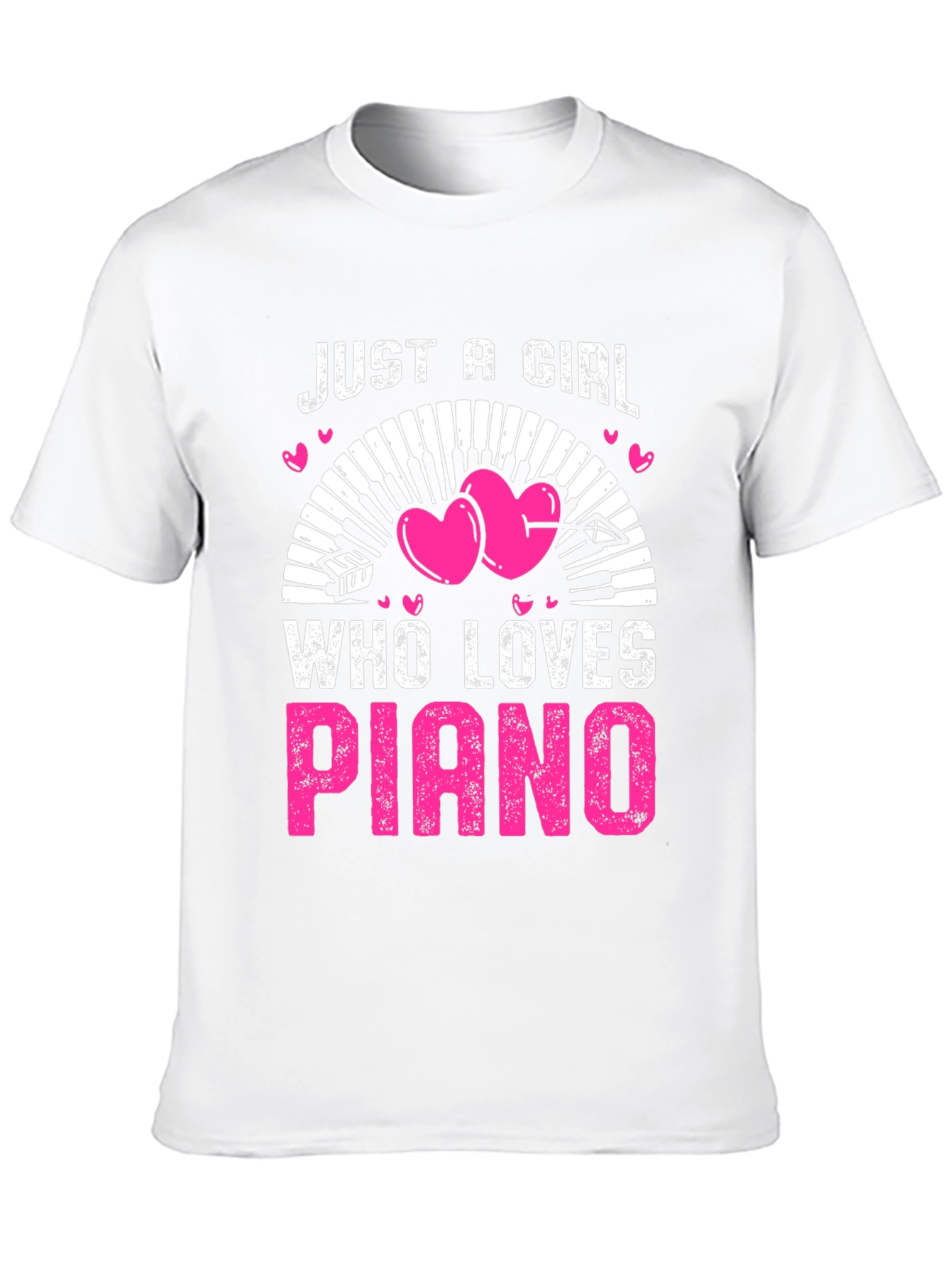 Just A Girl Who Loves Piano T-Shirt