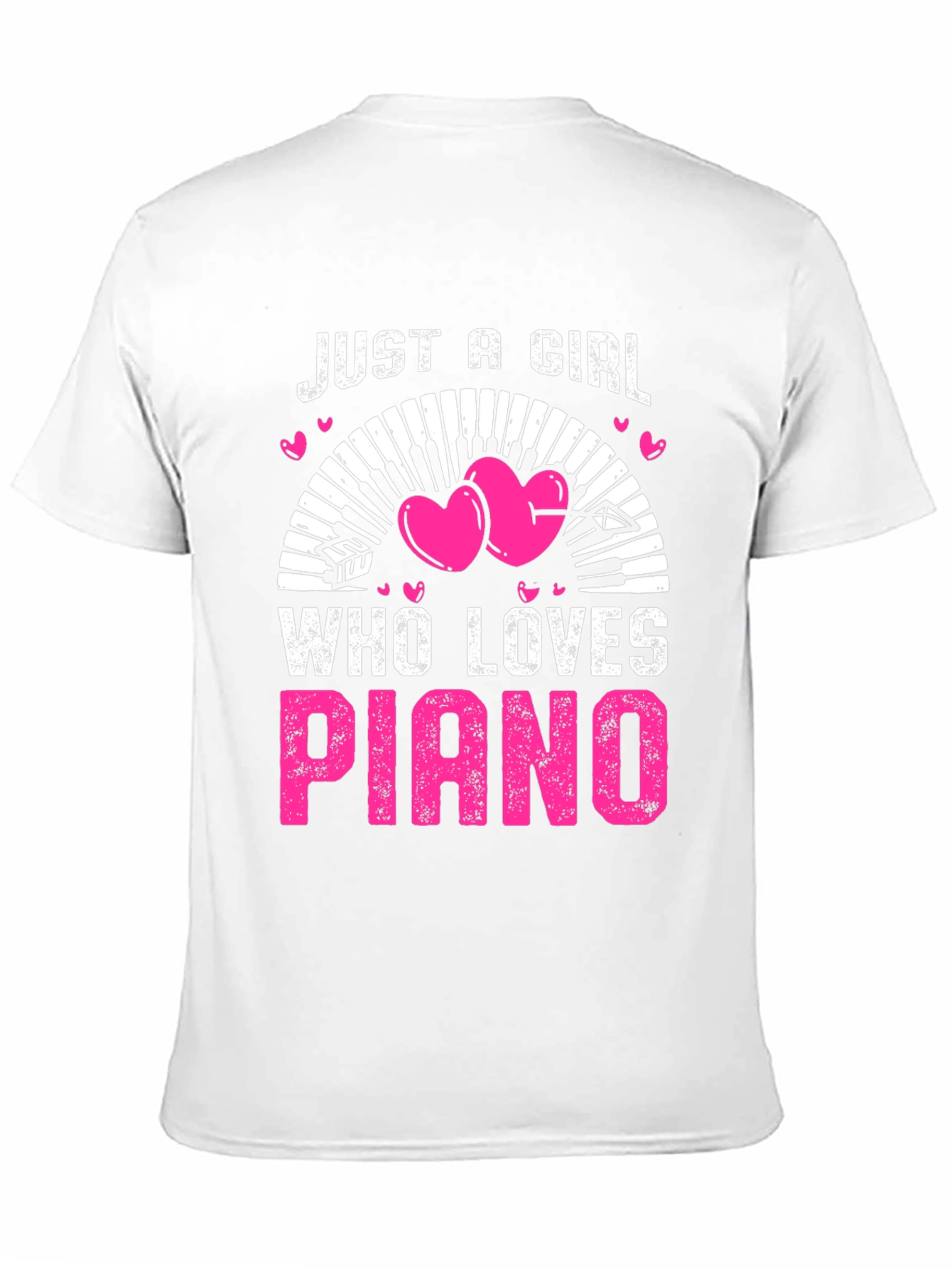 Just A Girl Who Loves Piano T-Shirt