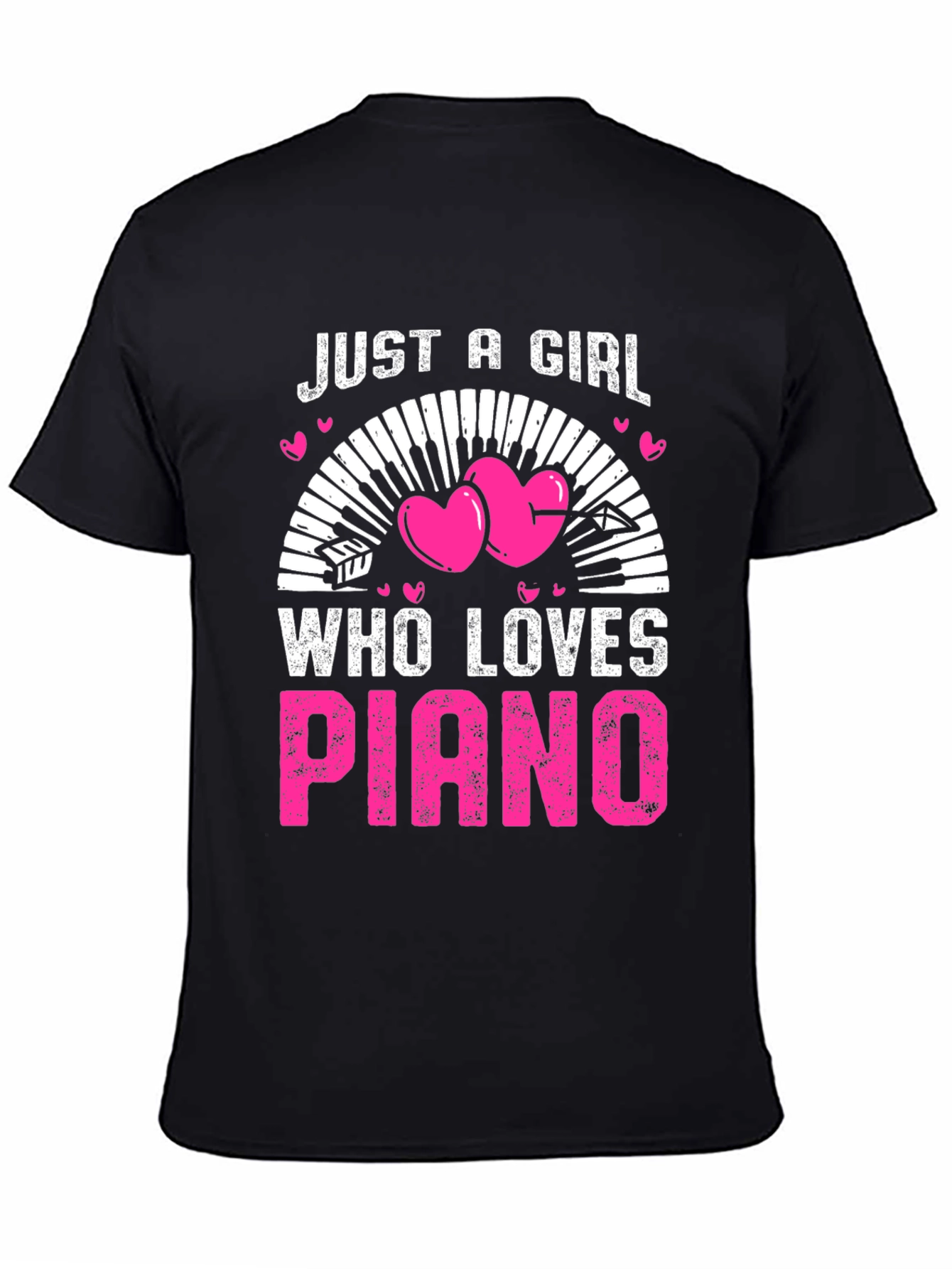 Just A Girl Who Loves Piano T-Shirt