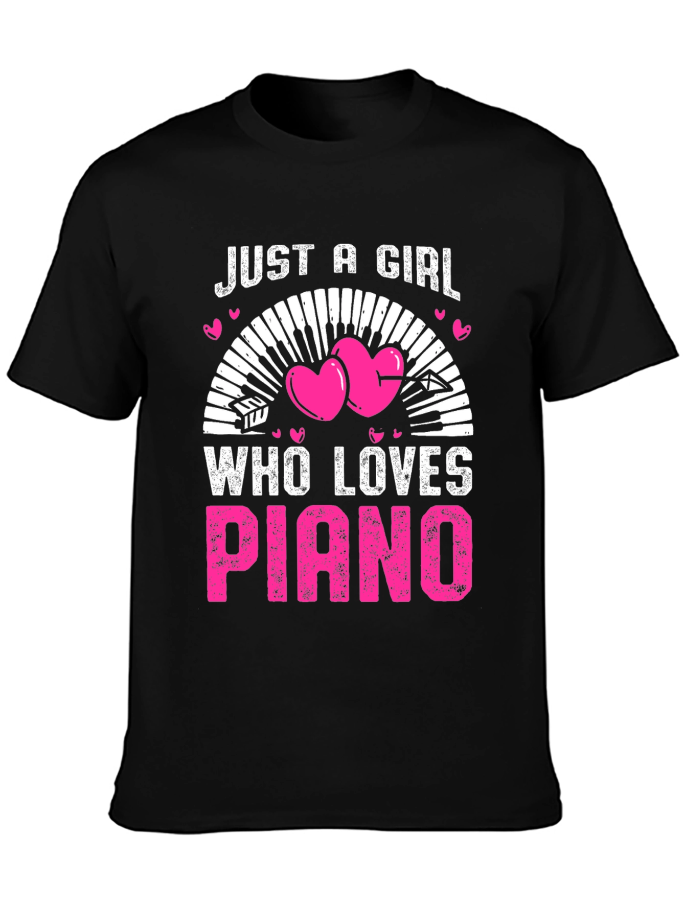 Just A Girl Who Loves Piano T-Shirt