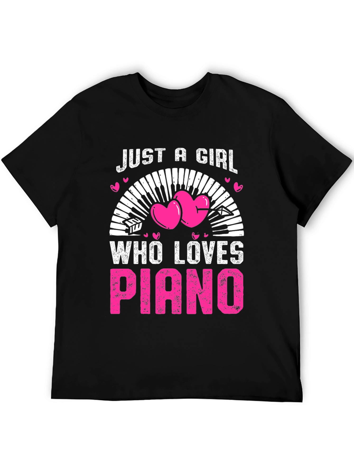 Just A Girl Who Loves Piano T-Shirt
