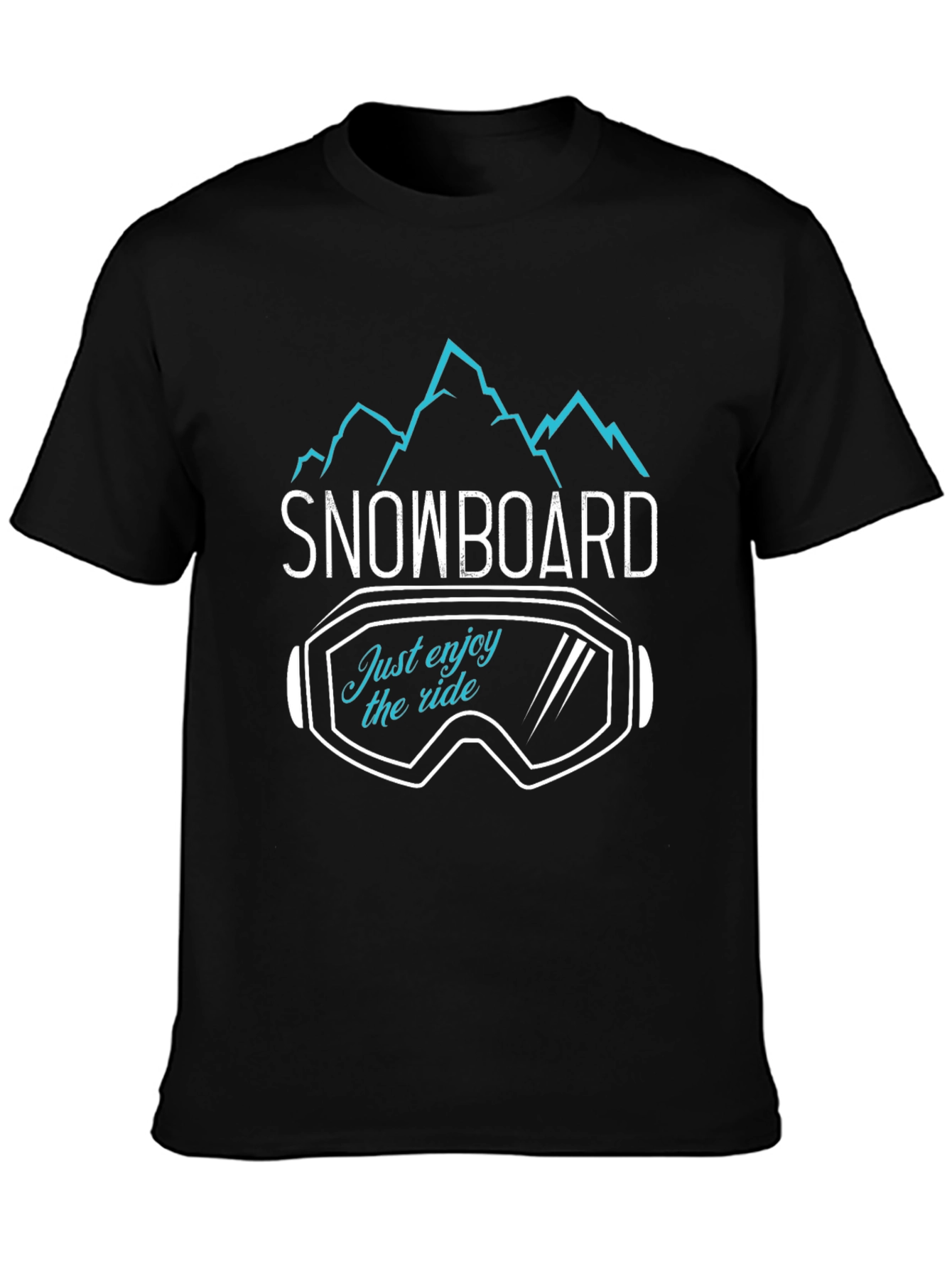 Snowboard Enjoy The Ride Graphic Tee