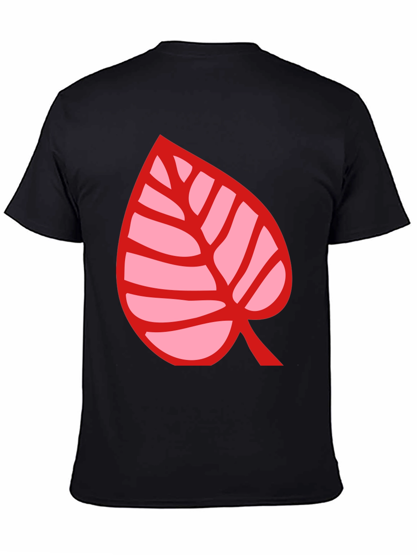 Animal Crossing Leaf Graphic T-Shirt - Black