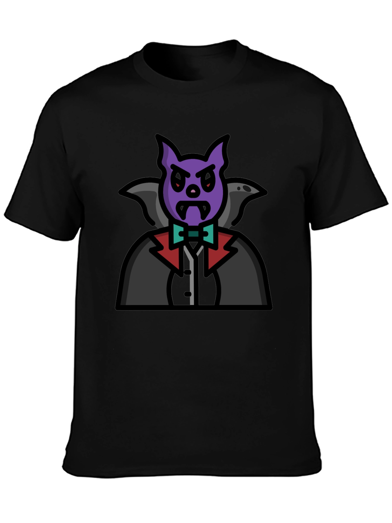 Vampire Bat Graphic T-Shirt - Halloween Costume Tee