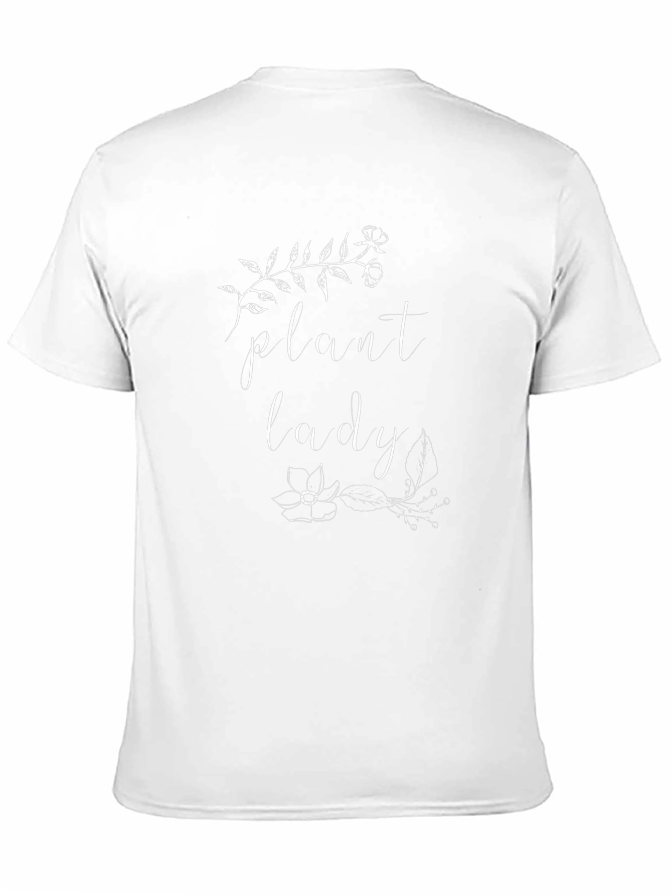 Plant Lady T-Shirt - Black Botanical Tee