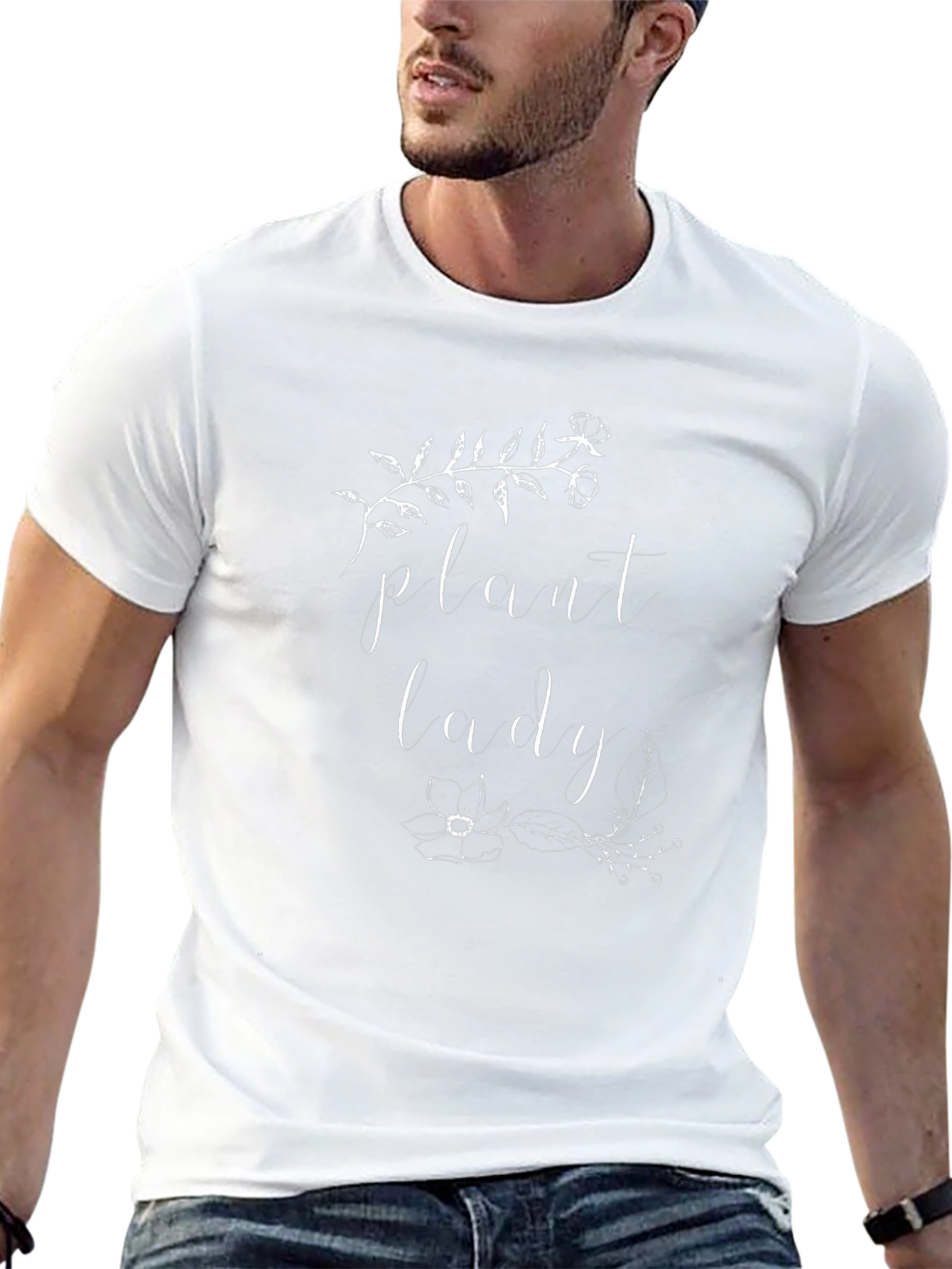 Plant Lady T-Shirt - Black Botanical Tee
