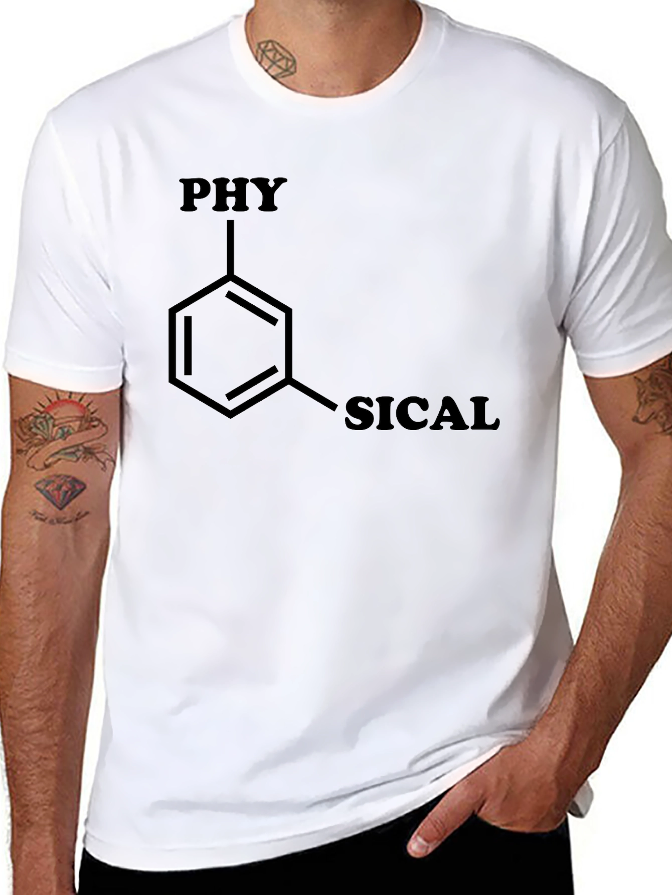 Physical Science Graphic T-Shirt - Black