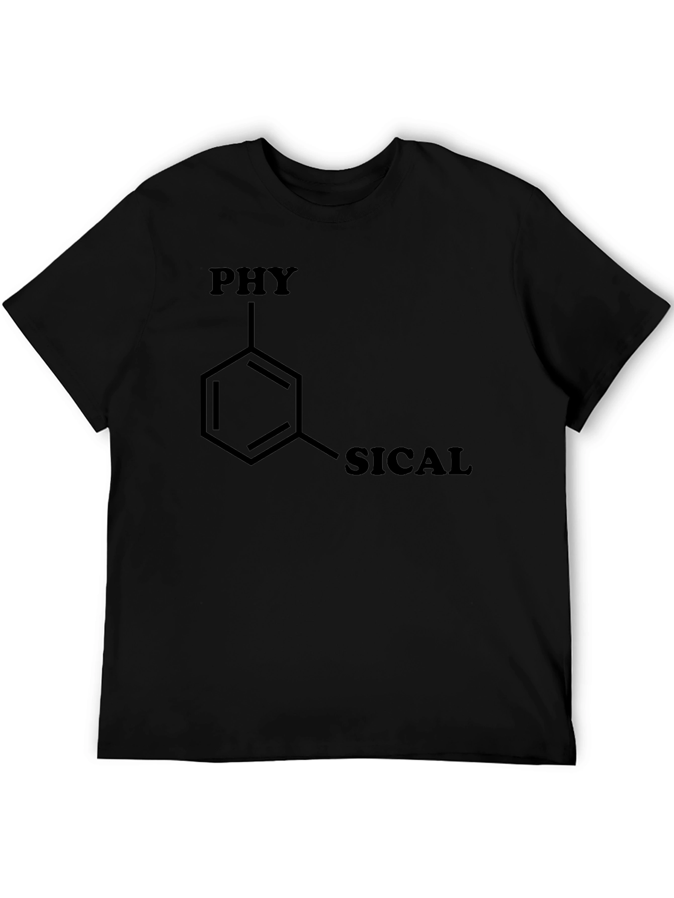 Physical Science Graphic T-Shirt - Black