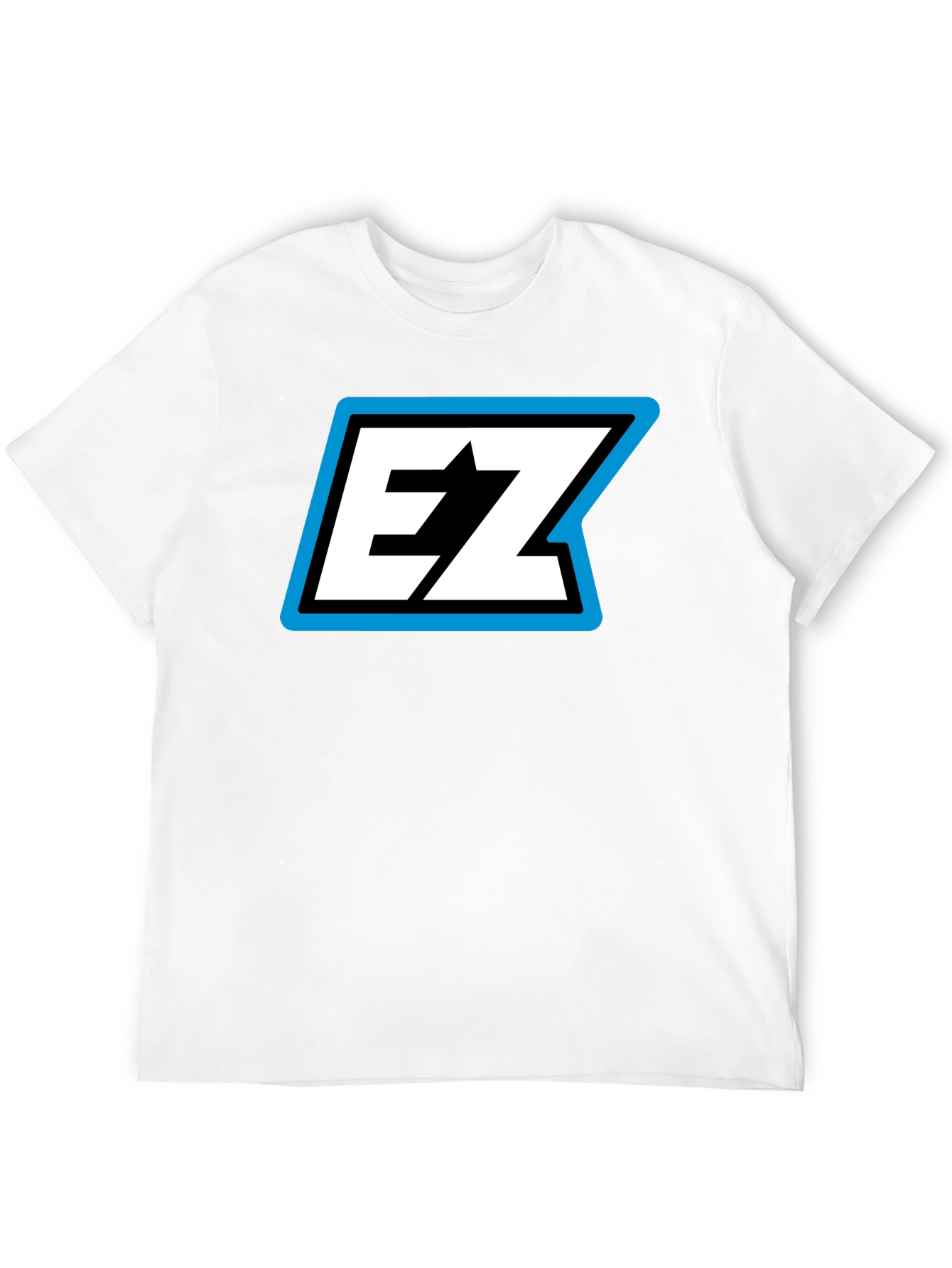 EZ Logo Black T-Shirt - Bold Graphic Tee