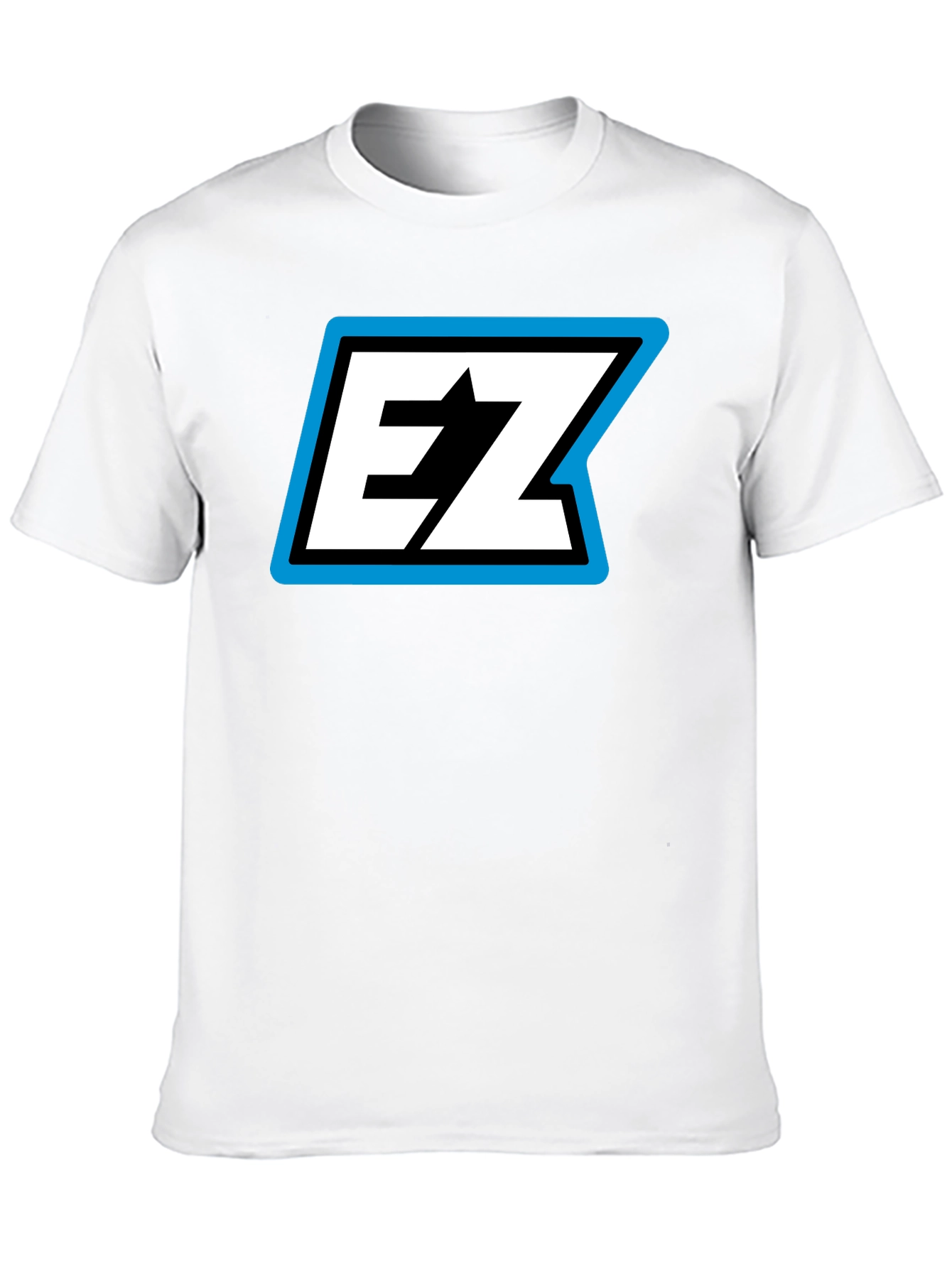 EZ Logo Black T-Shirt - Bold Graphic Tee