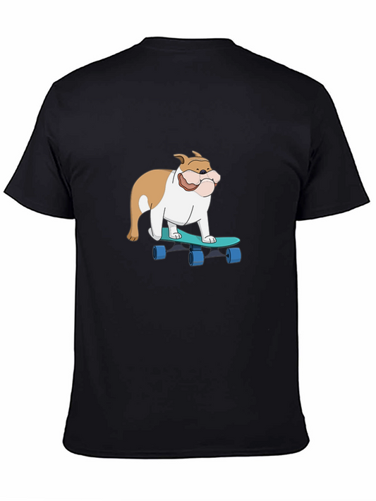 Bulldog Skateboard Graphic Tee - Unisex