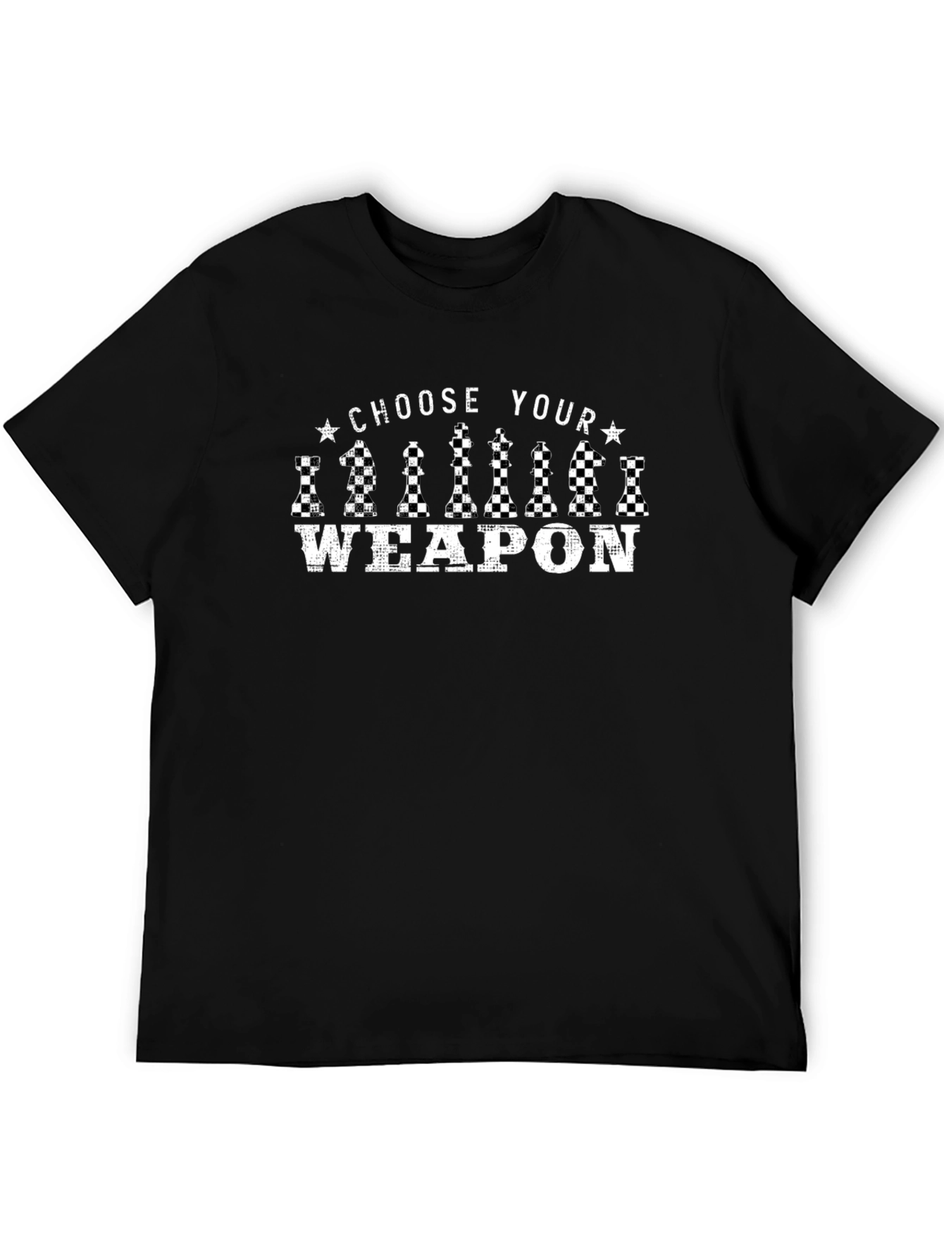 Choose Your Weapon Chess T-Shirt