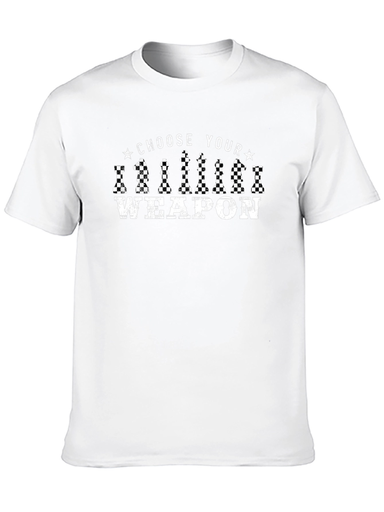 Choose Your Weapon Chess T-Shirt