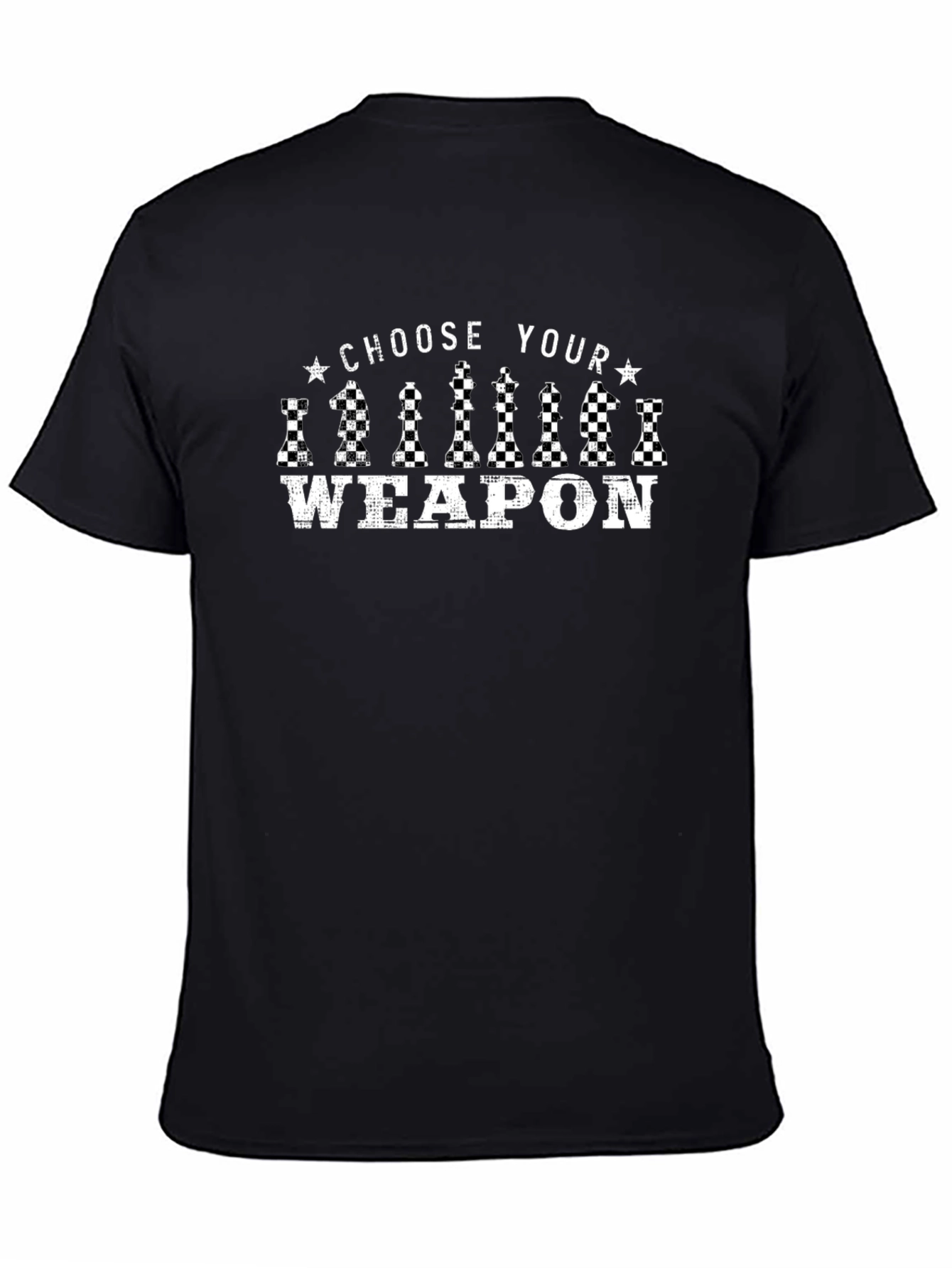 Choose Your Weapon Chess T-Shirt