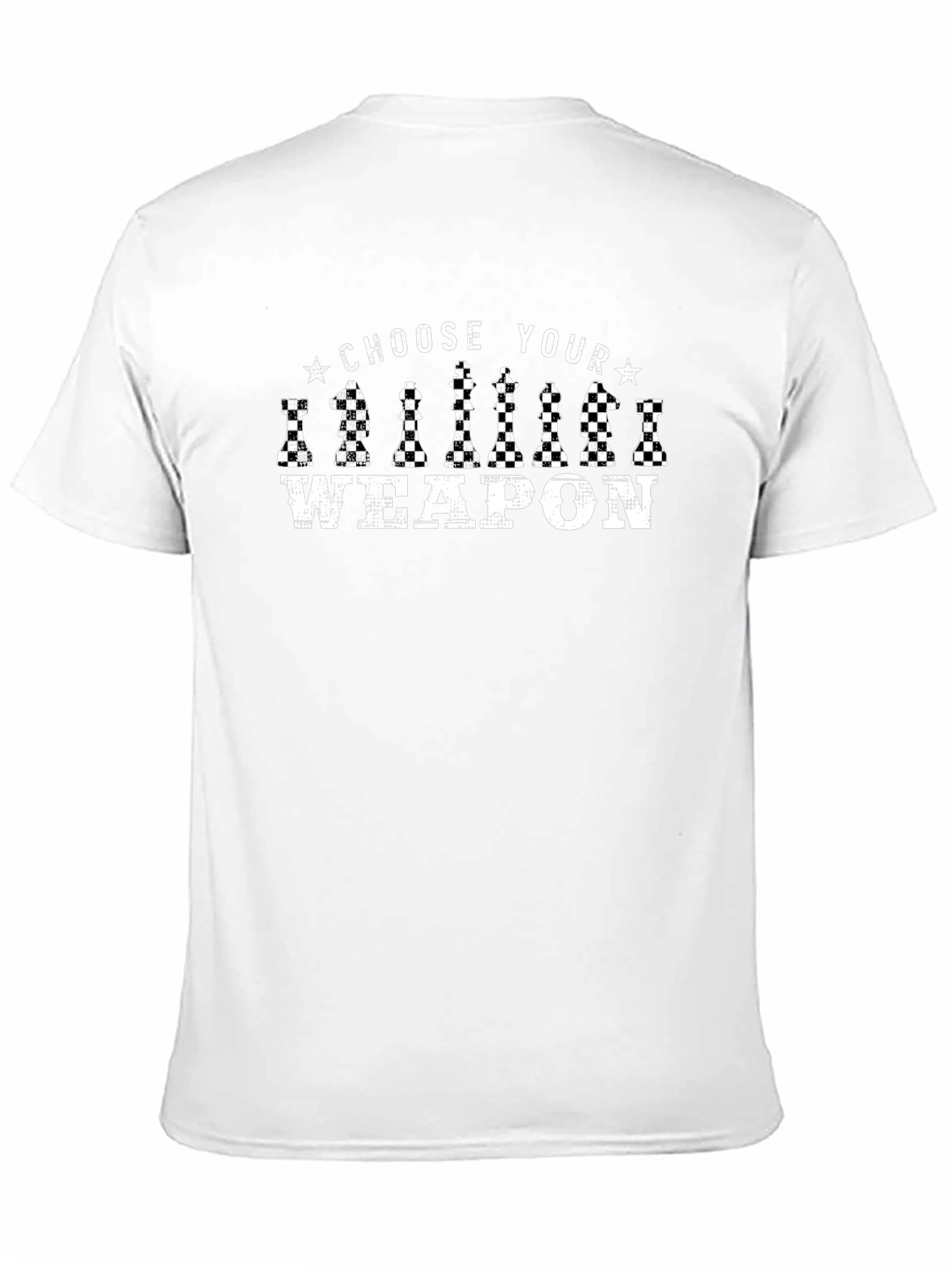 Choose Your Weapon Chess T-Shirt