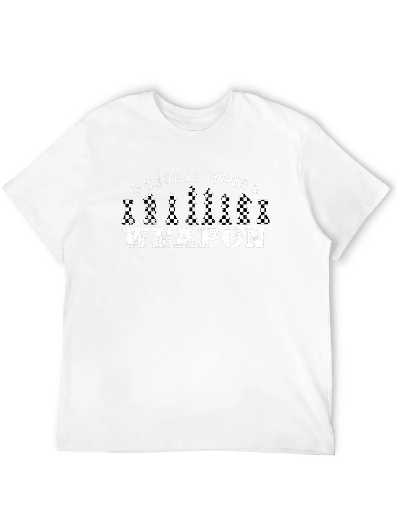Choose Your Weapon Chess T-Shirt