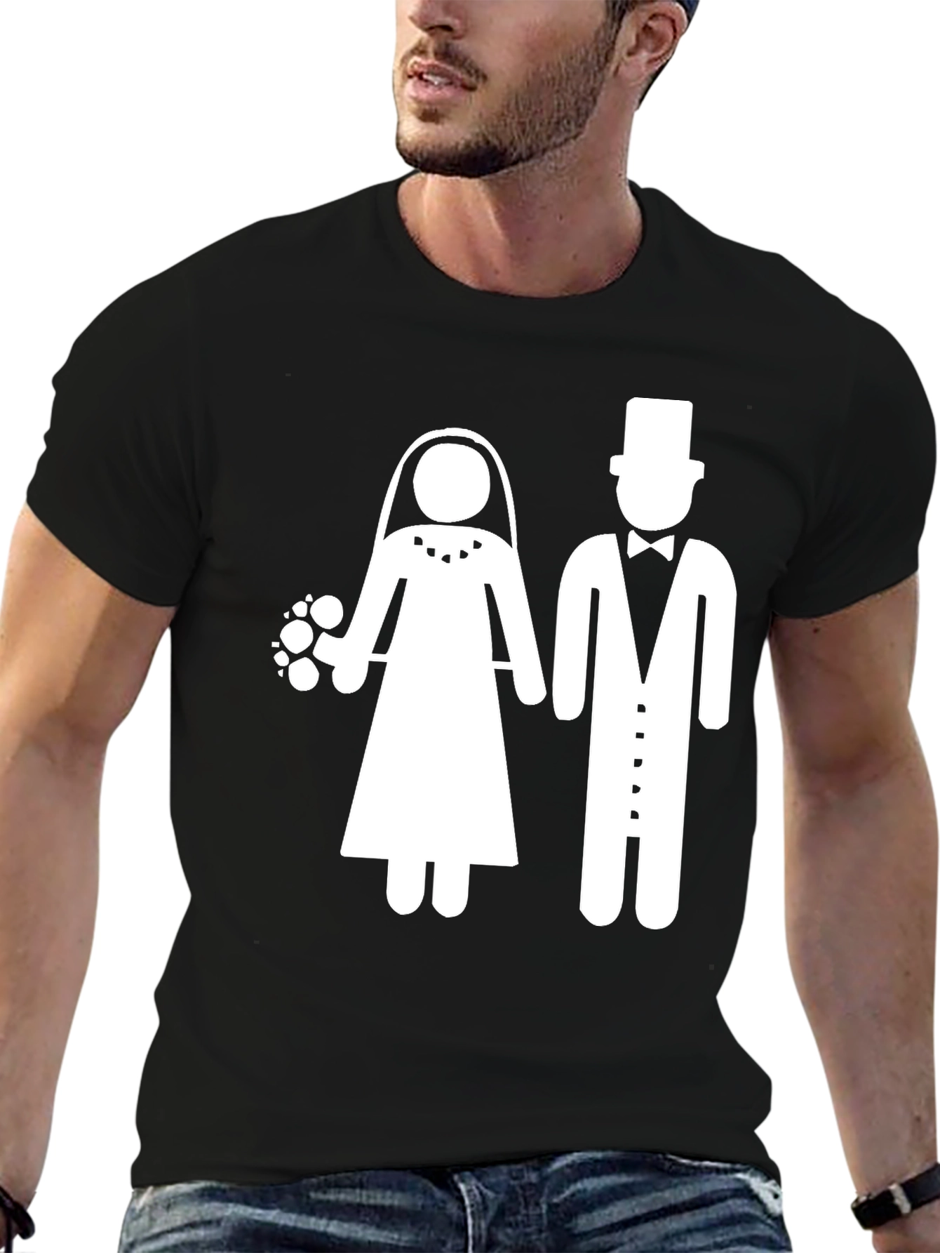 Bride & Groom T-Shirt - Wedding Celebration Tee