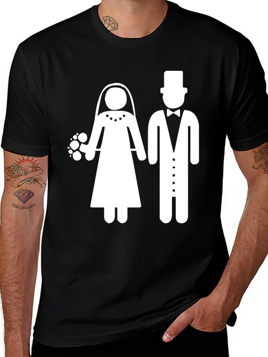 Bride & Groom T-Shirt - Wedding Celebration Tee