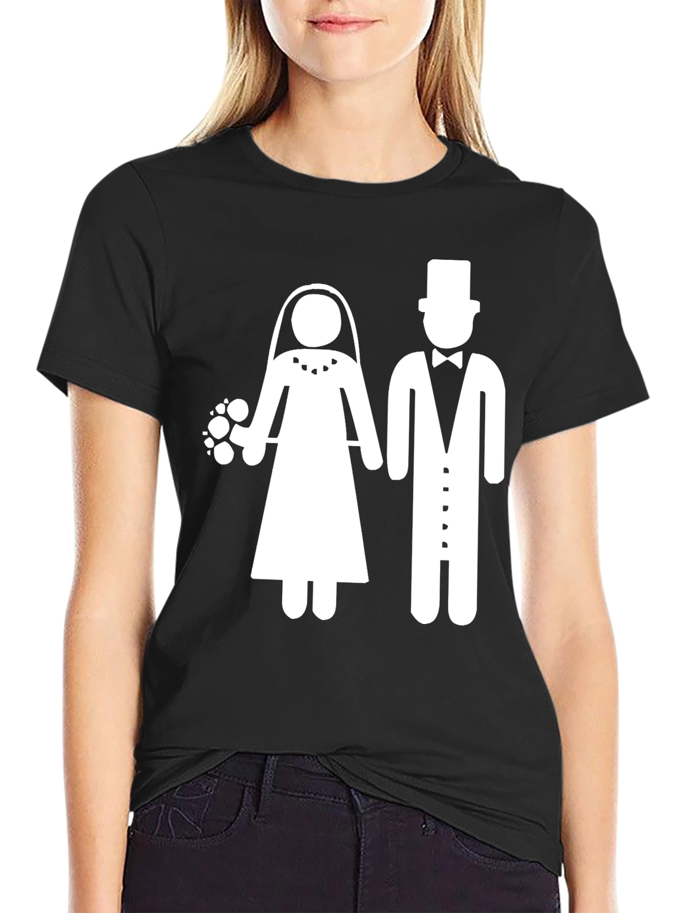 Bride & Groom T-Shirt - Wedding Celebration Tee