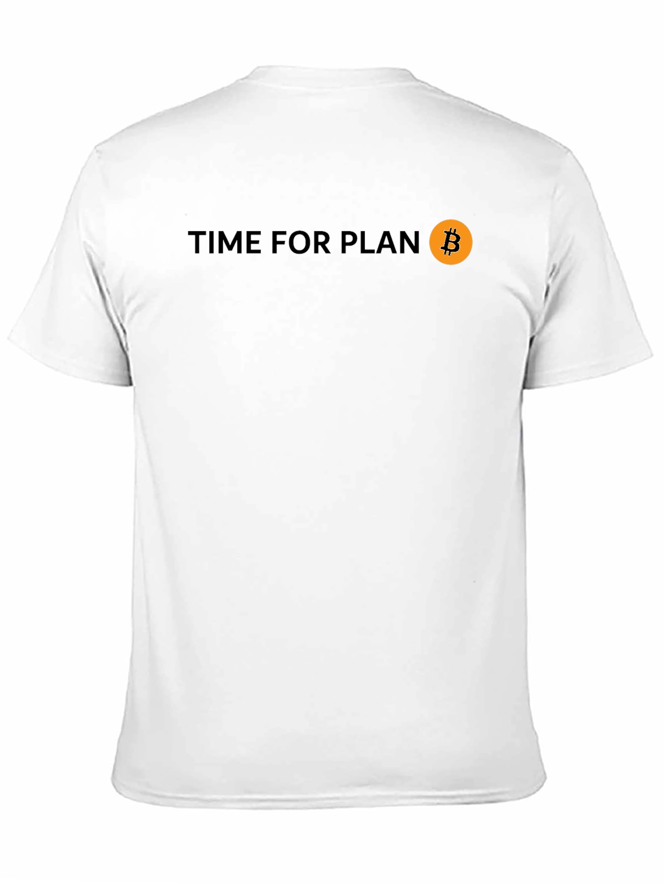 Time For Plan B Bitcoin Black Tee