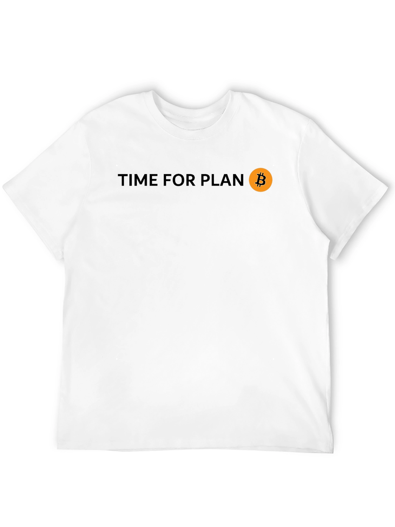 Time For Plan B Bitcoin Black Tee