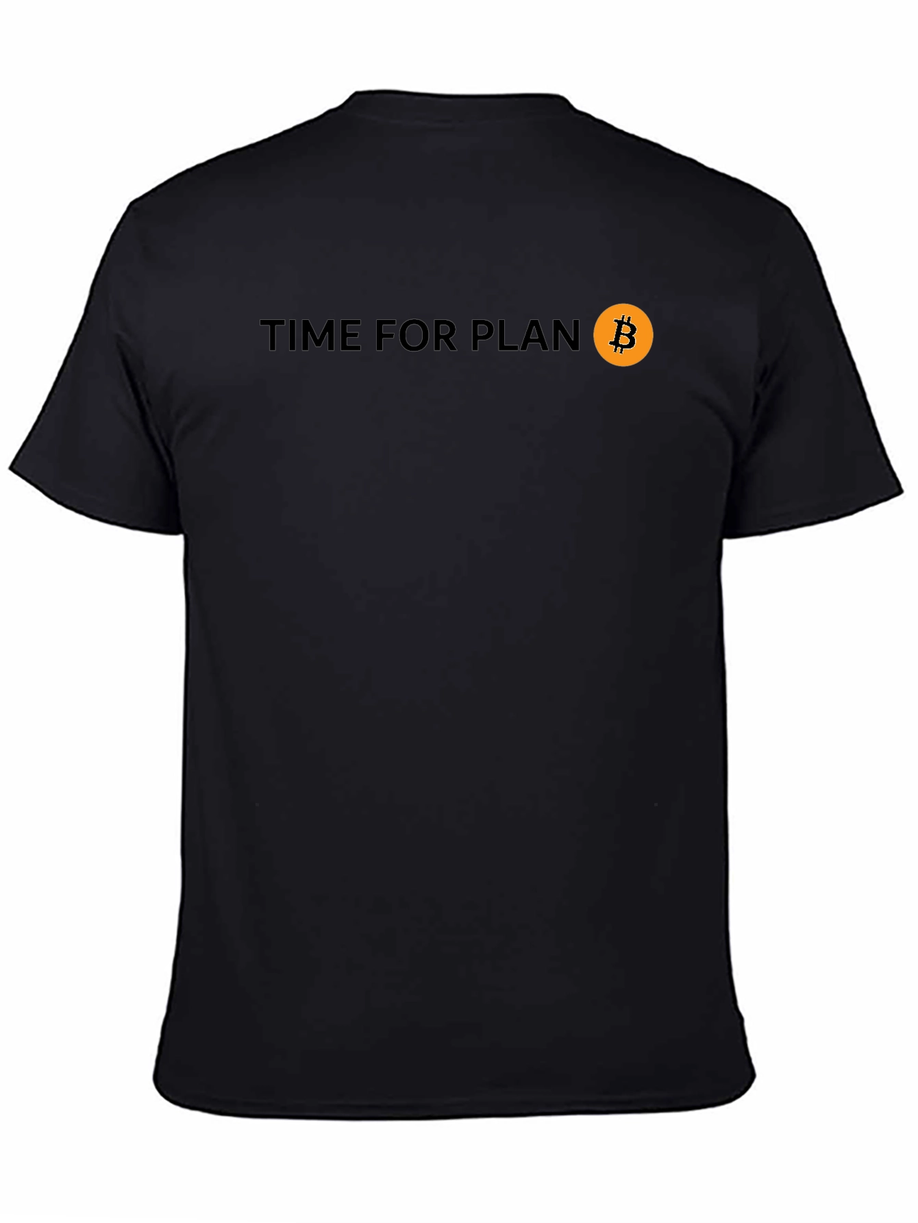 Time For Plan B Bitcoin Black Tee