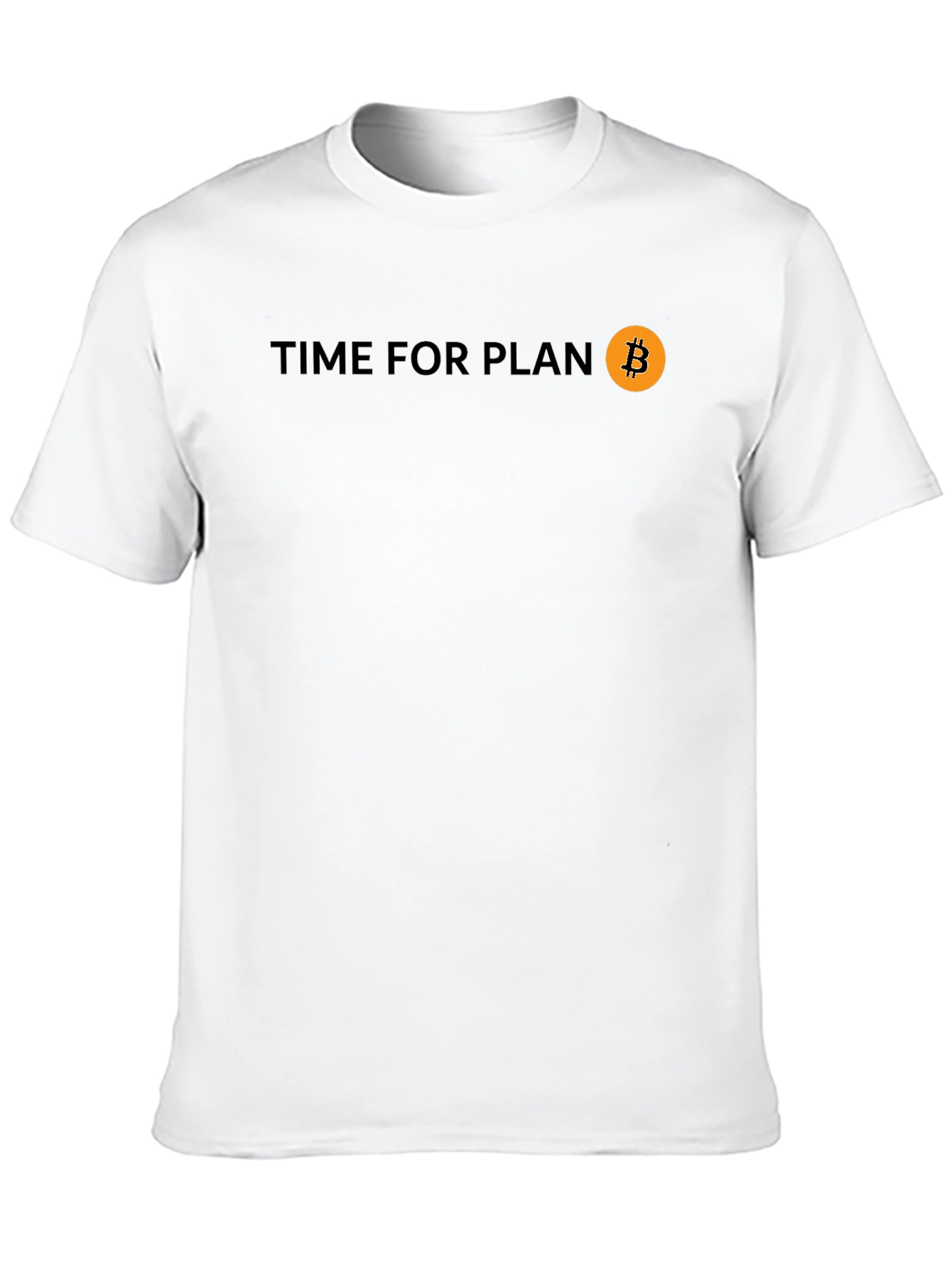 Time For Plan B Bitcoin Black Tee