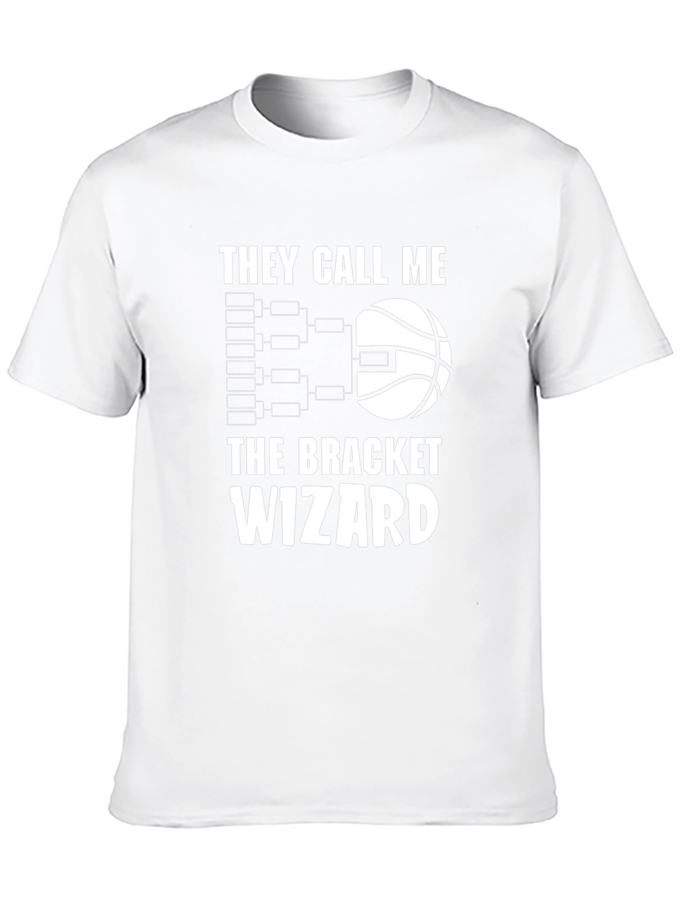 Bracket Wizard T-Shirt - Basketball Tournament Fan Tee