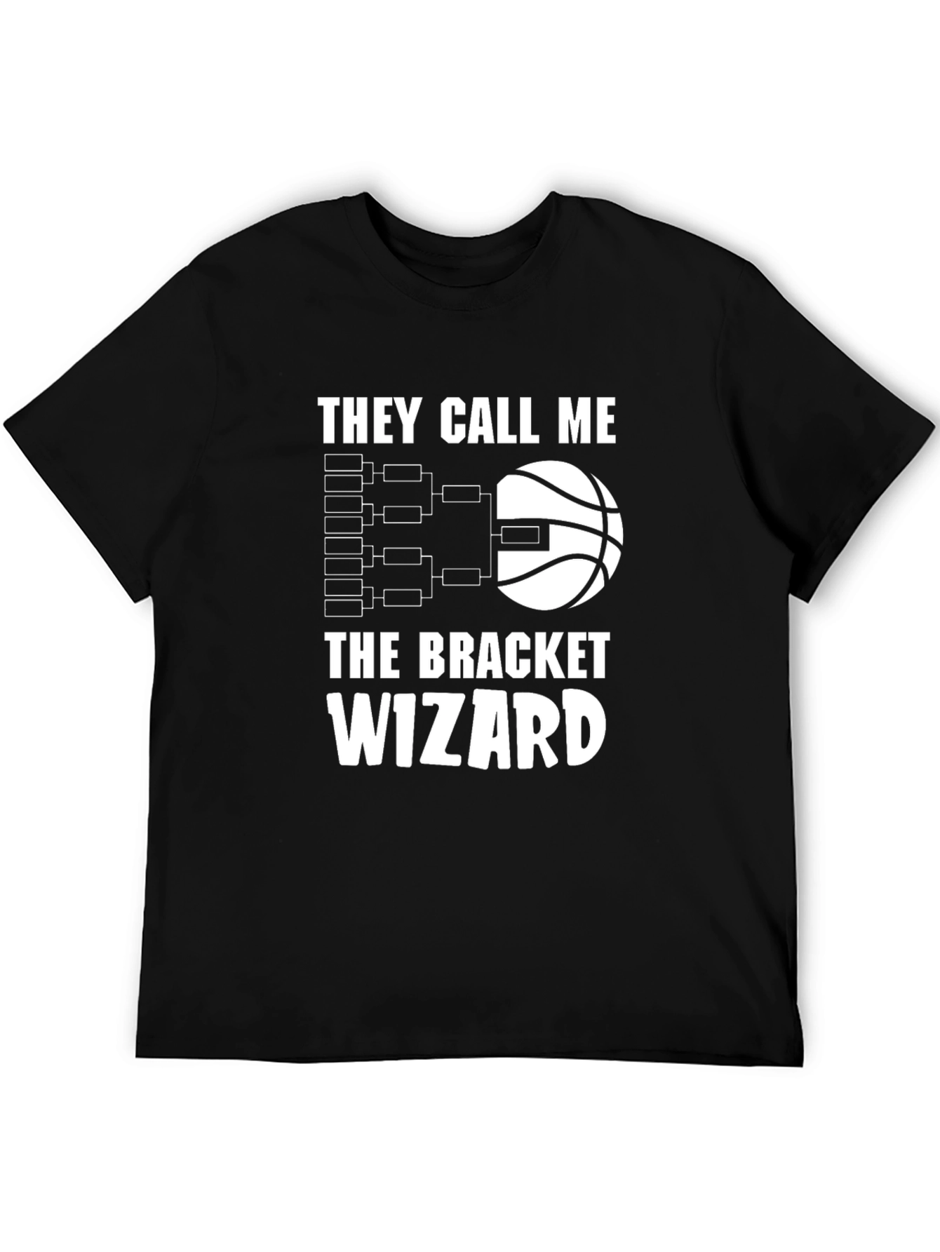 Bracket Wizard T-Shirt - Basketball Tournament Fan Tee