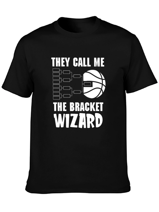 Bracket Wizard T-Shirt - Basketball Tournament Fan Tee
