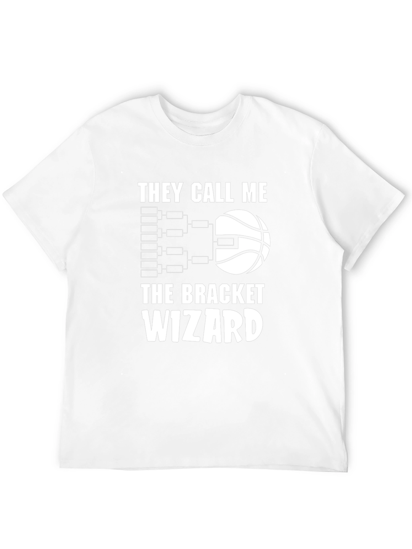 Bracket Wizard T-Shirt - Basketball Tournament Fan Tee