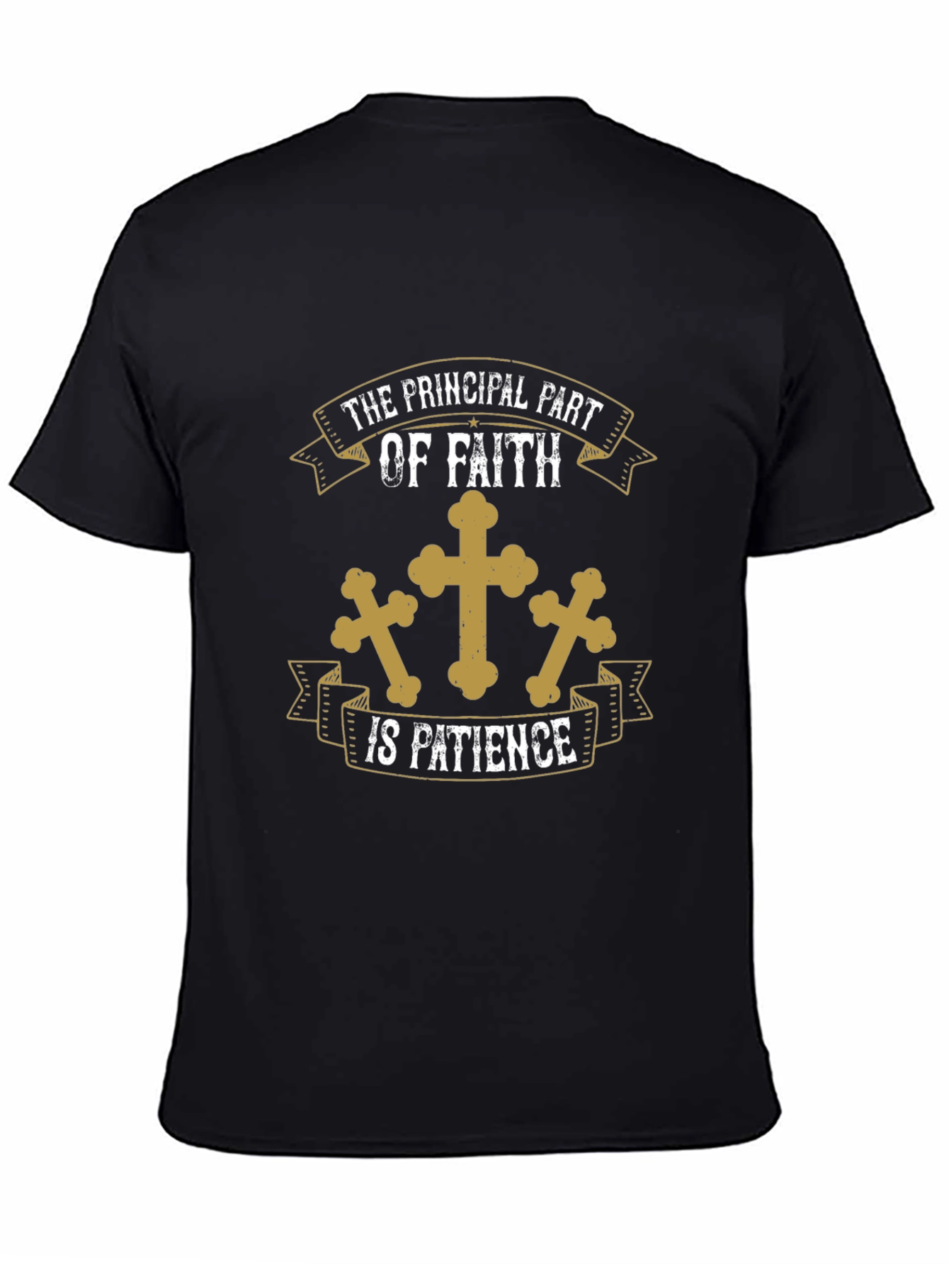 Faith Patience Graphic Tee - Christian T-Shirt