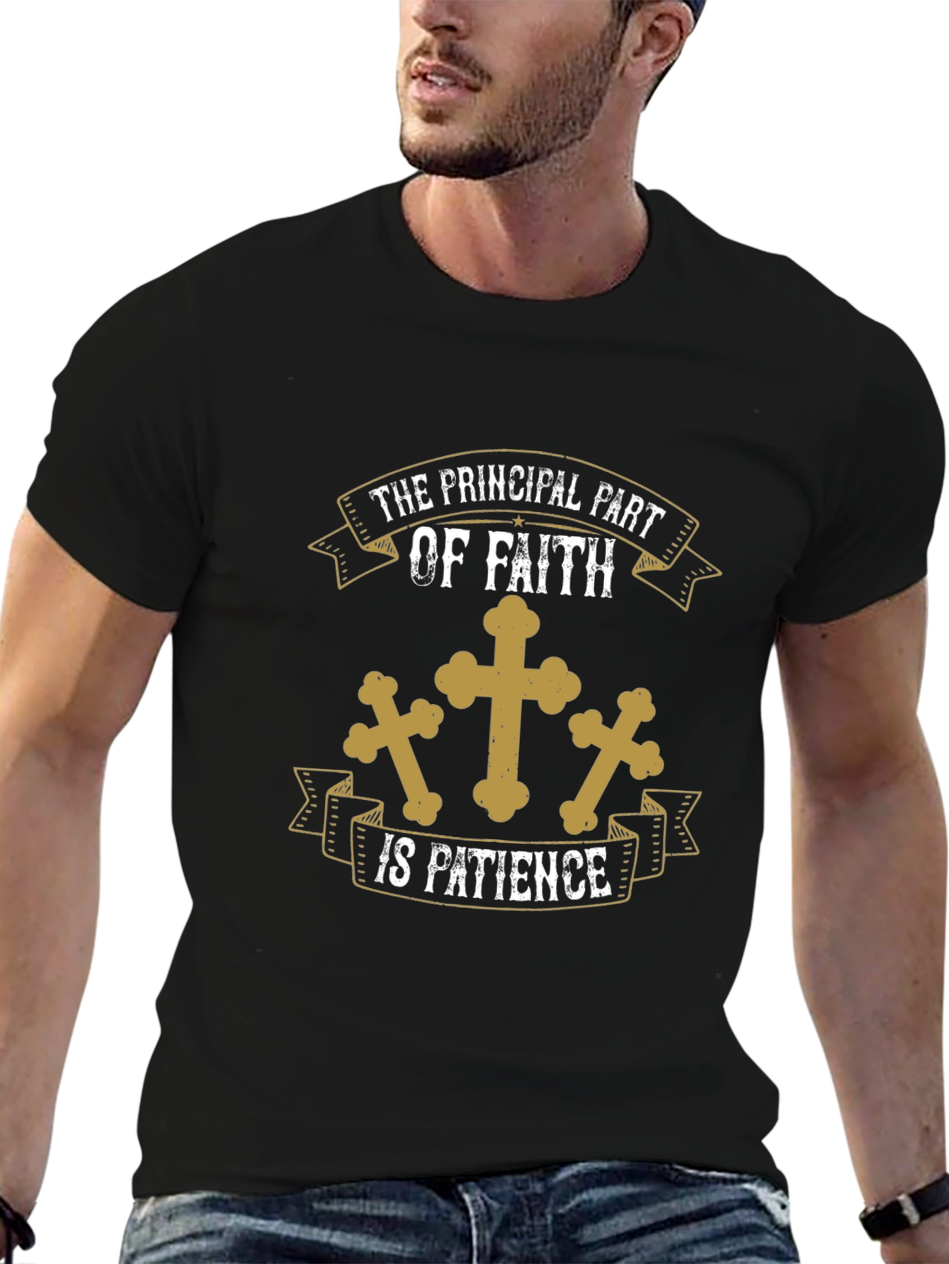 Faith Patience Graphic Tee - Christian T-Shirt