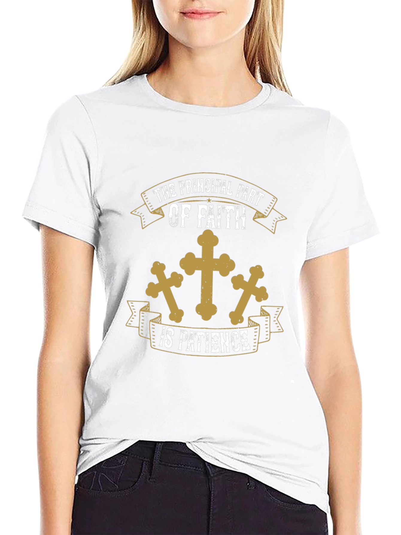 Faith Patience Graphic Tee - Christian T-Shirt
