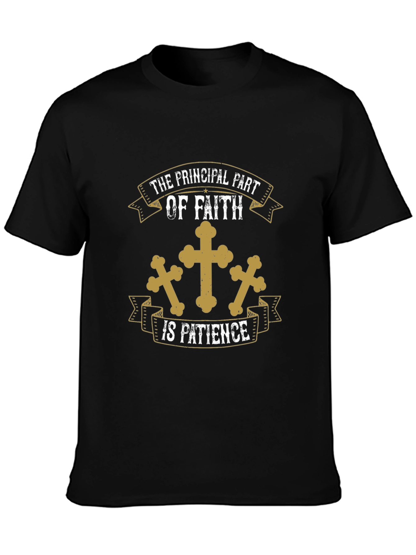 Faith Patience Graphic Tee - Christian T-Shirt