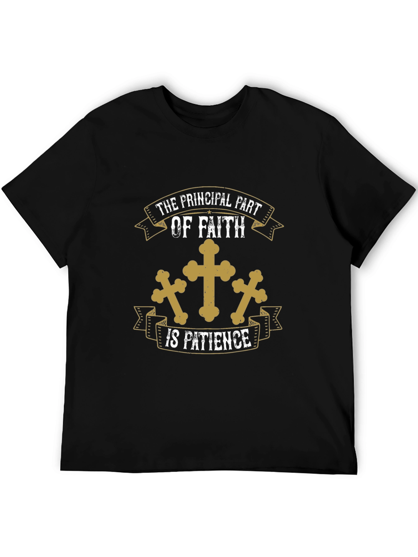 Faith Patience Graphic Tee - Christian T-Shirt