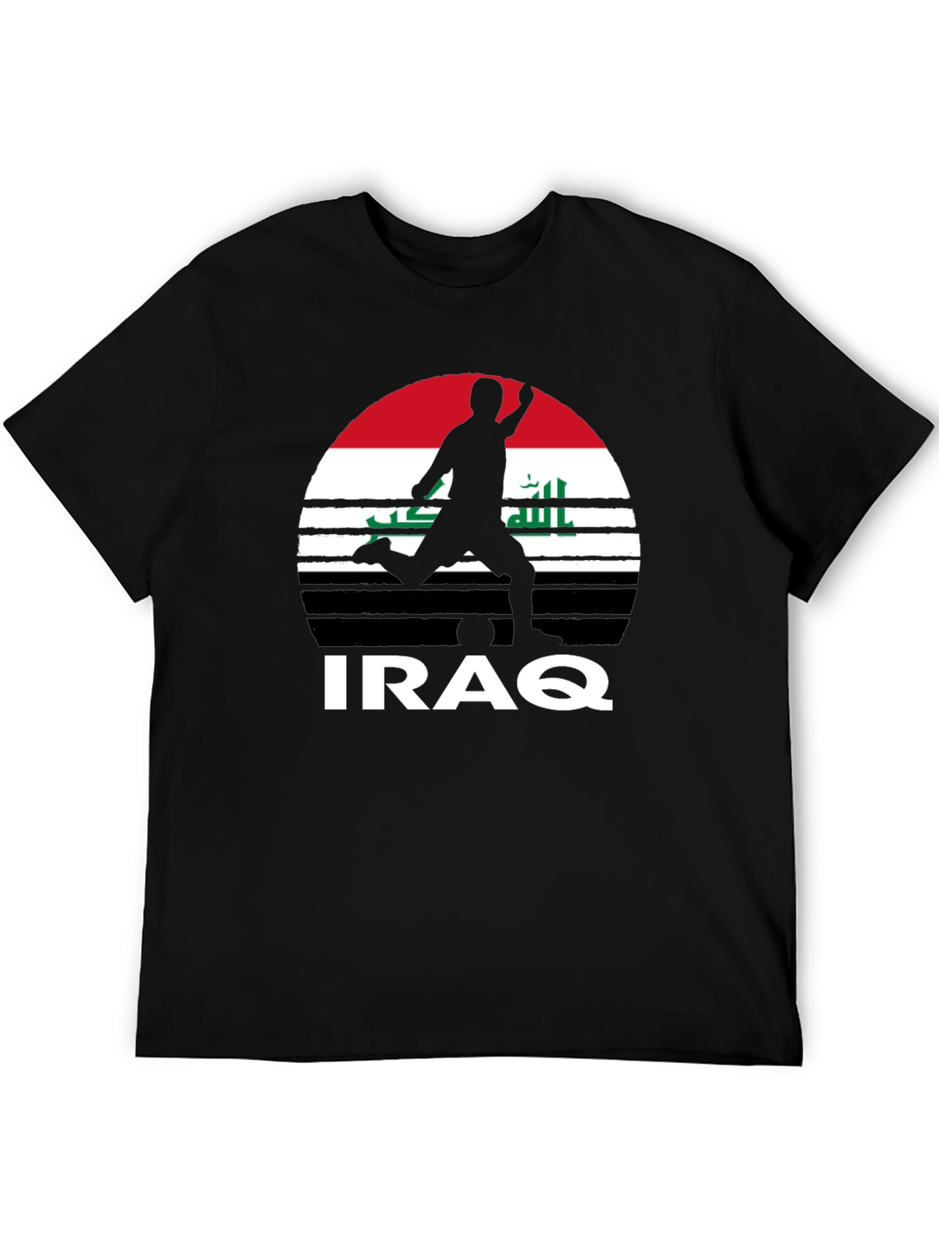 Iraq Football T-Shirt: Patriotic Soccer Tee