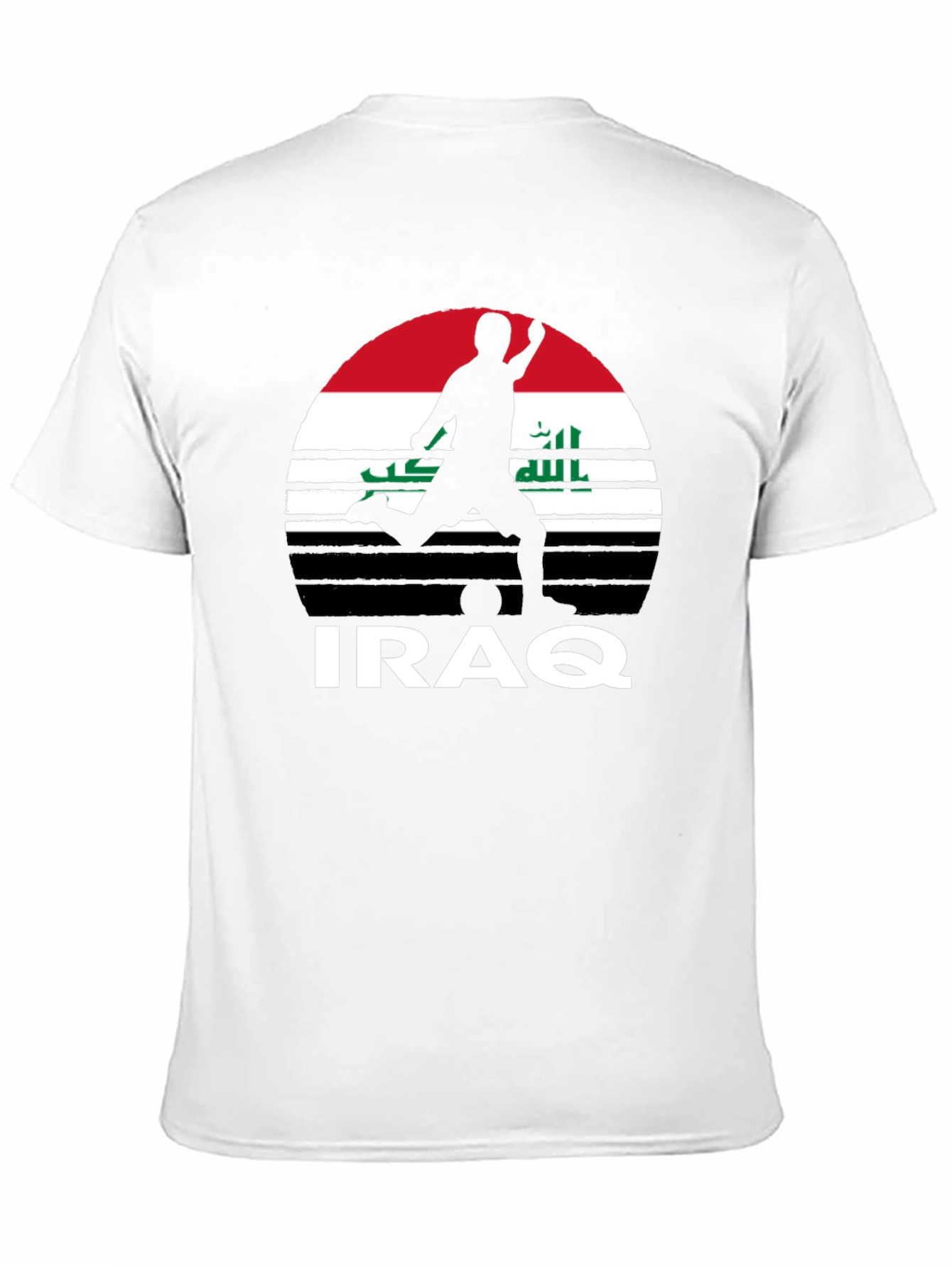 Iraq Football T-Shirt: Patriotic Soccer Tee
