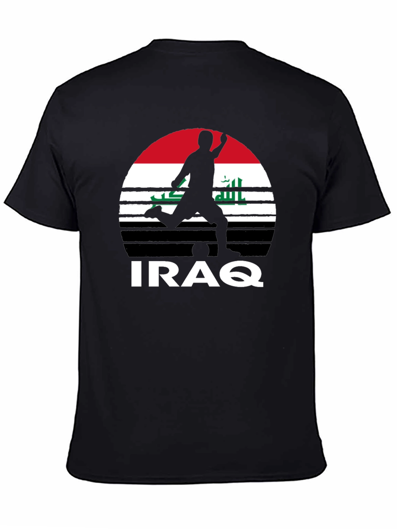 Iraq Football T-Shirt: Patriotic Soccer Tee