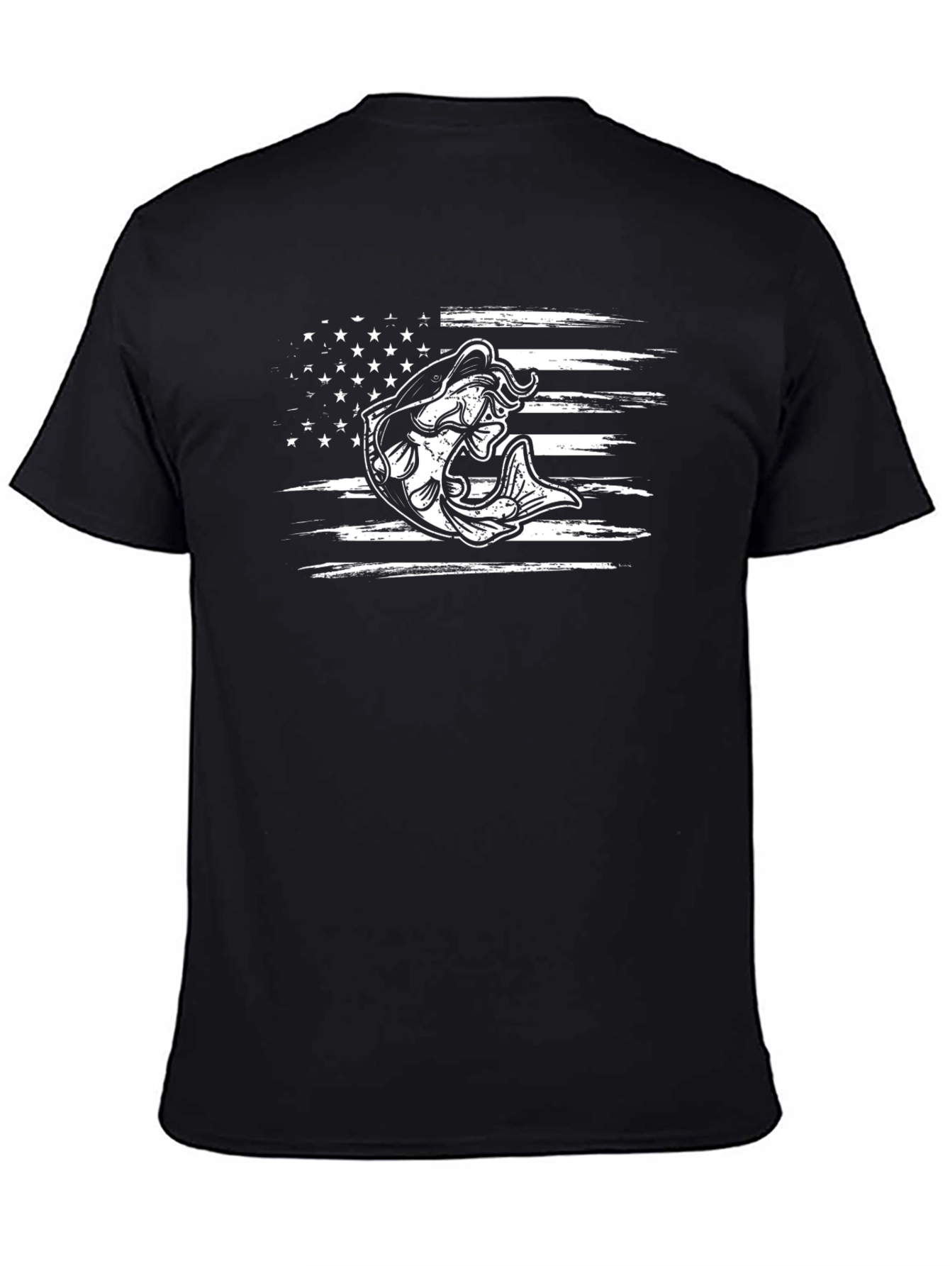 Fishing Flag Graphic Tee - Mens