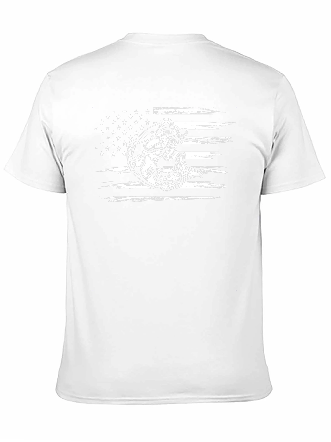 Fishing Flag Graphic Tee - Mens