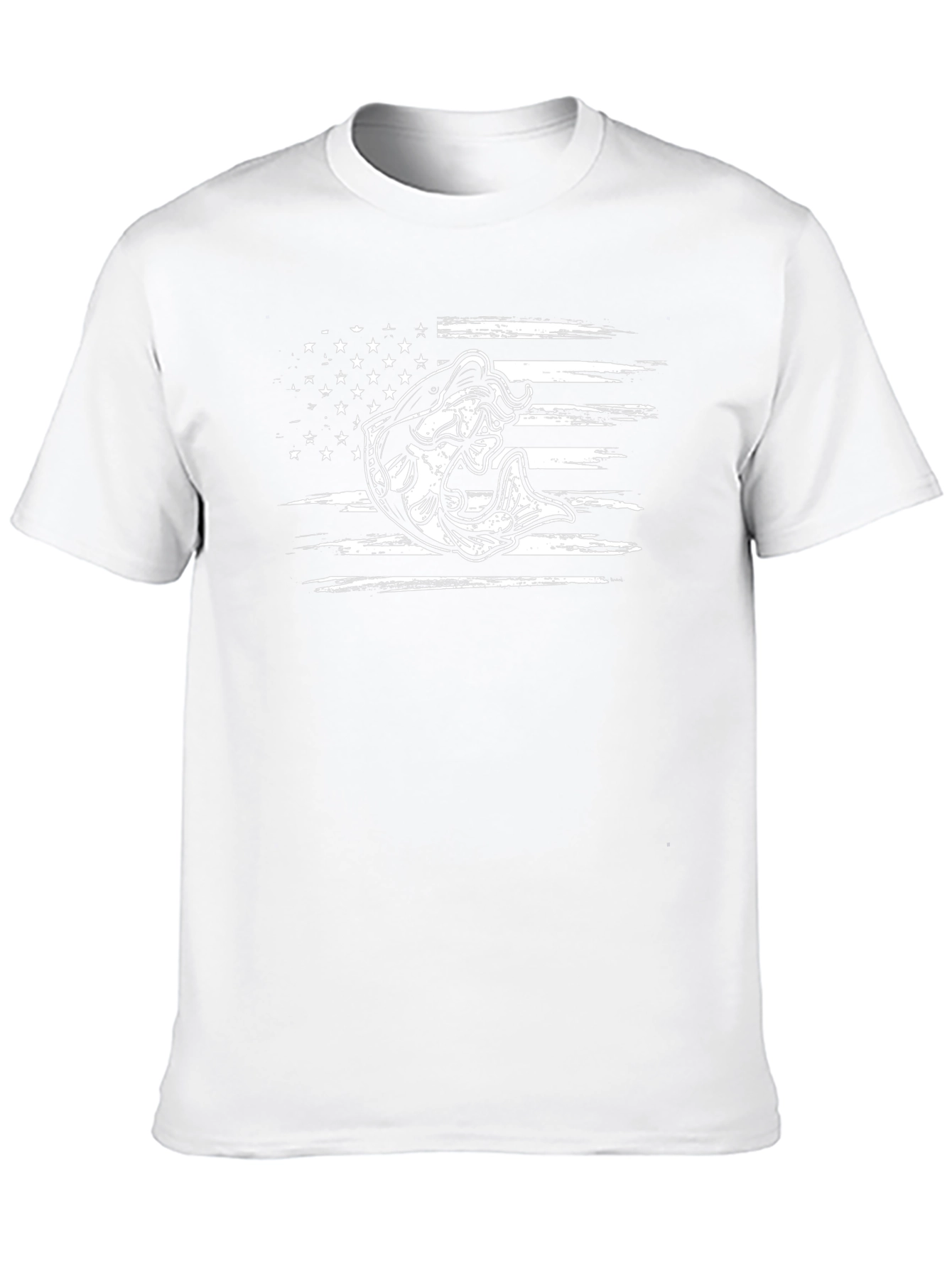 Fishing Flag Graphic Tee - Mens