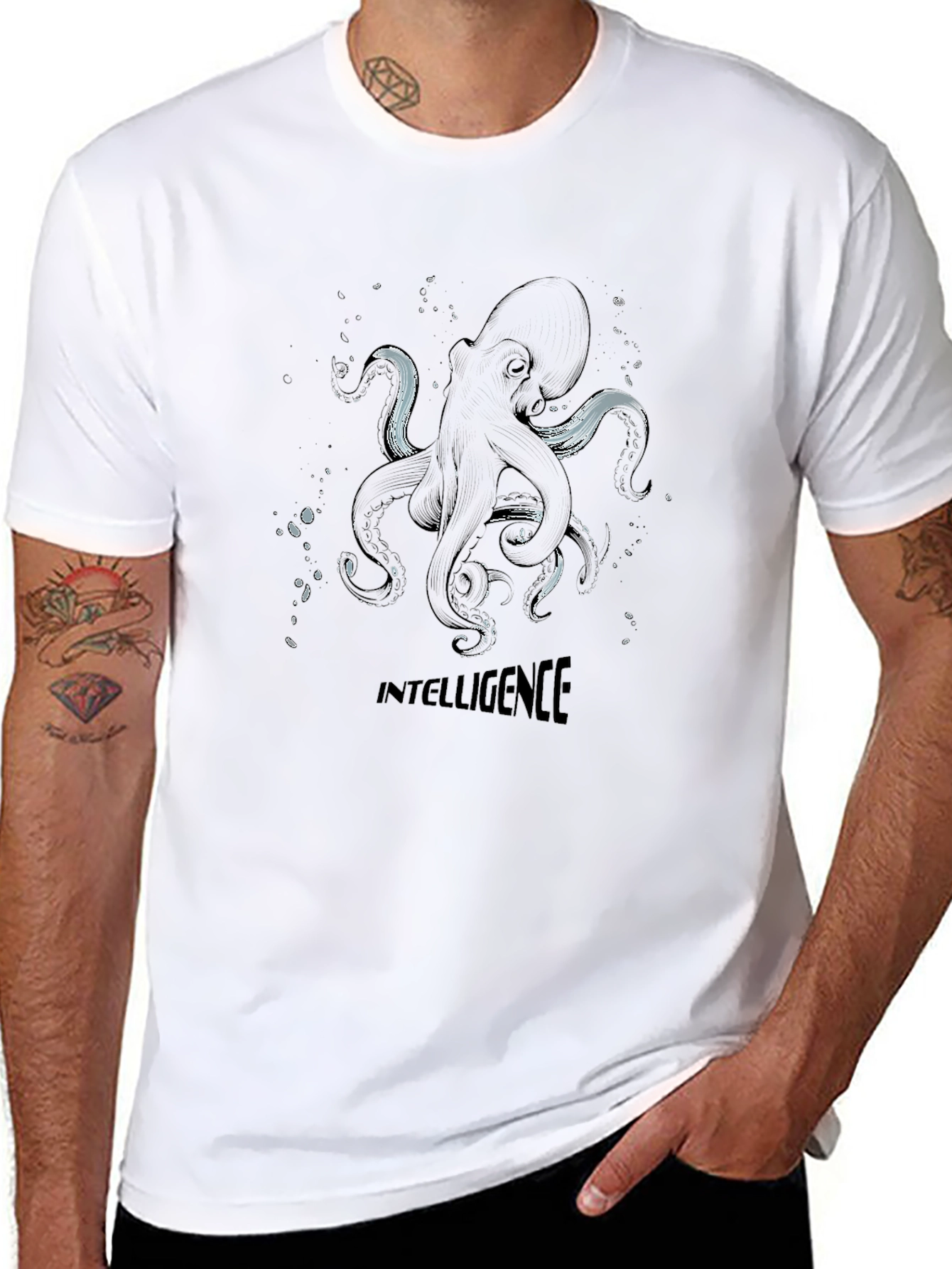Octopus Intelligence Graphic Tee