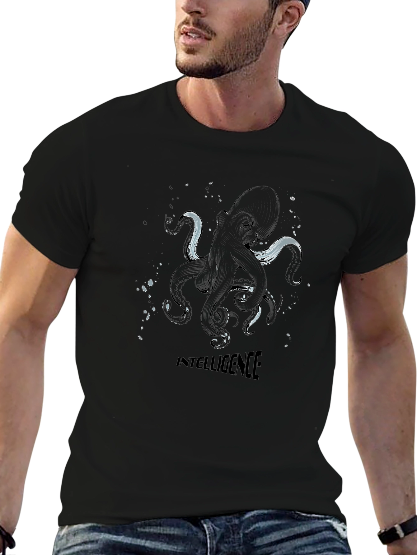 Octopus Intelligence Graphic Tee