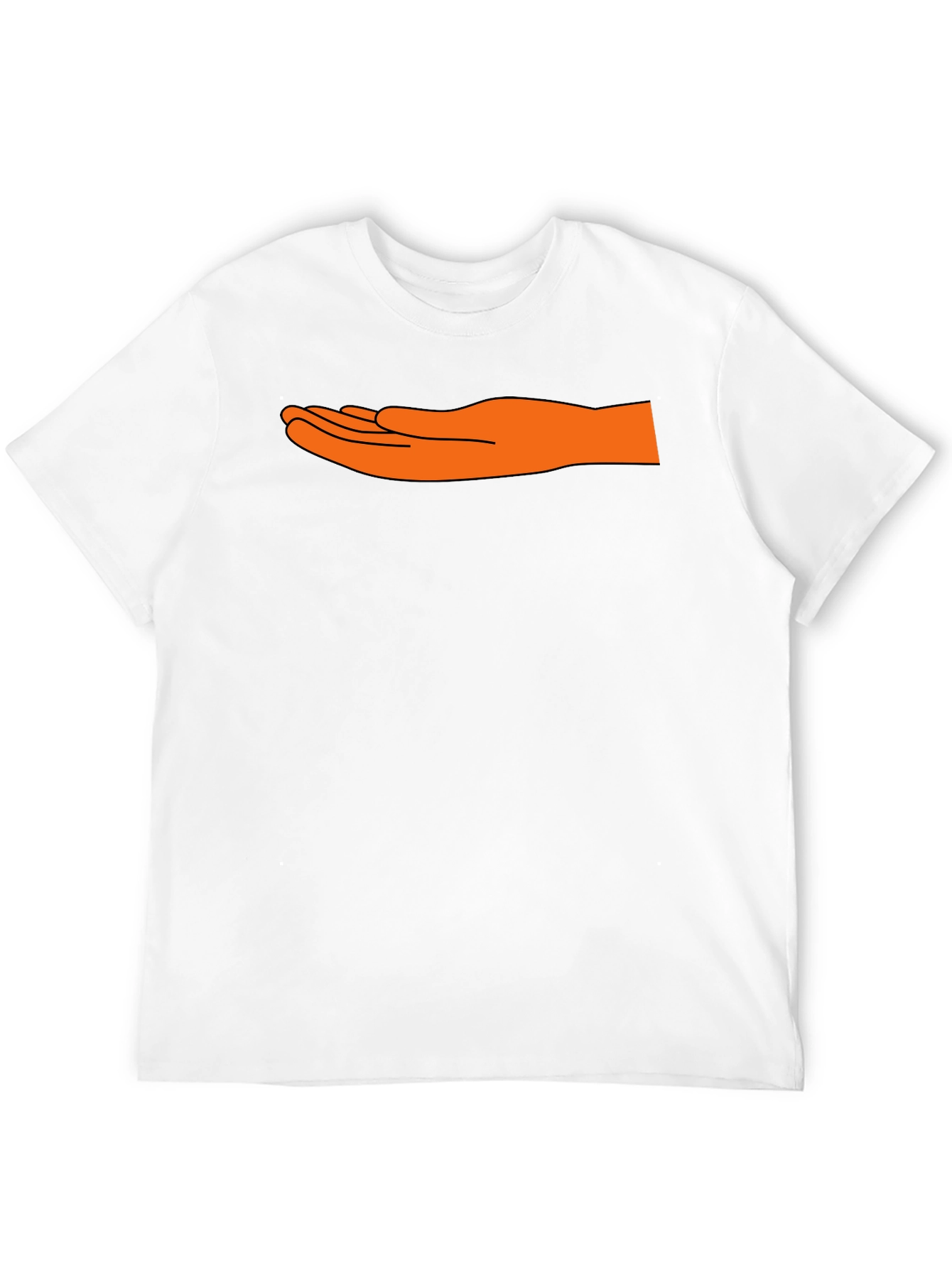 Novelty Hand Graphic T-Shirt