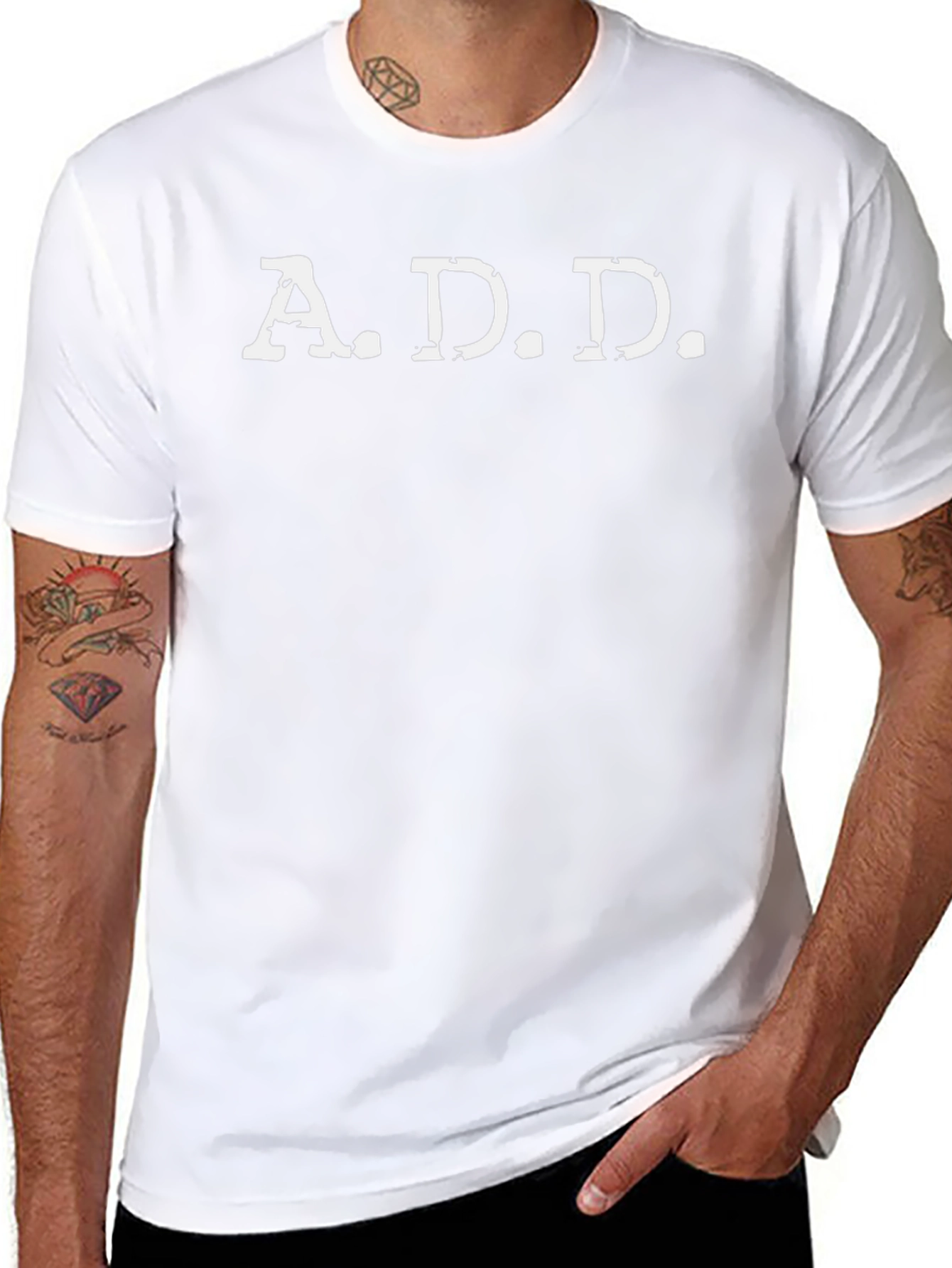 ADD T-Shirt - Distressed Novelty Tee