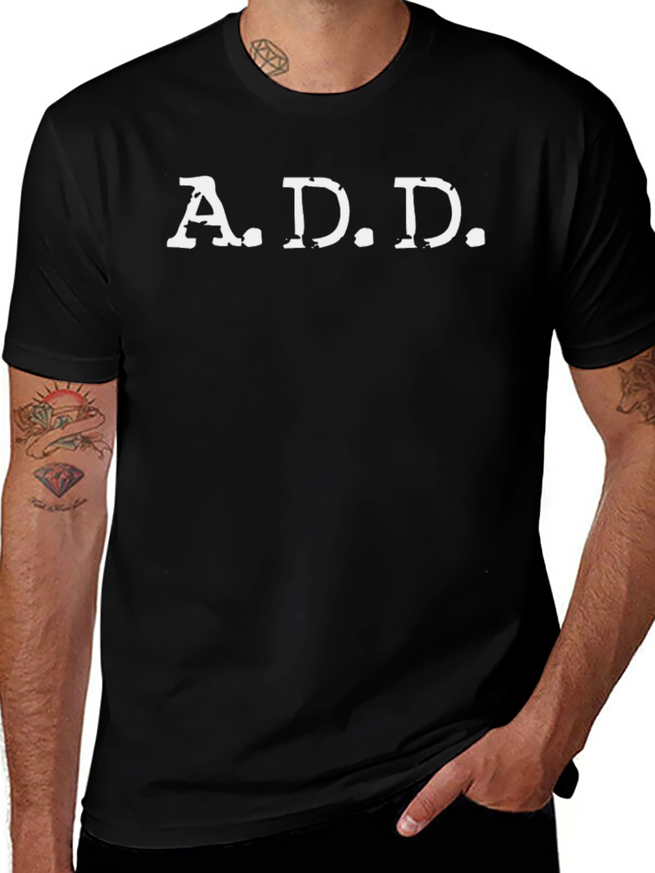 ADD T-Shirt - Distressed Novelty Tee