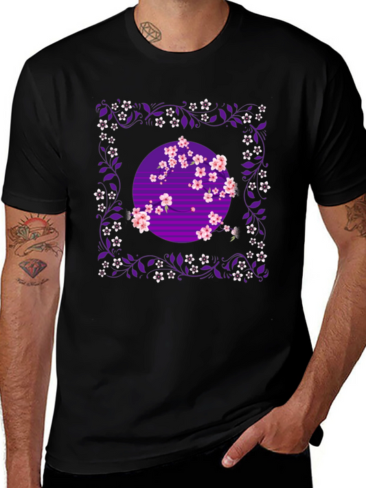 Floral Blossom Graphic Tee - Stylish Comfort