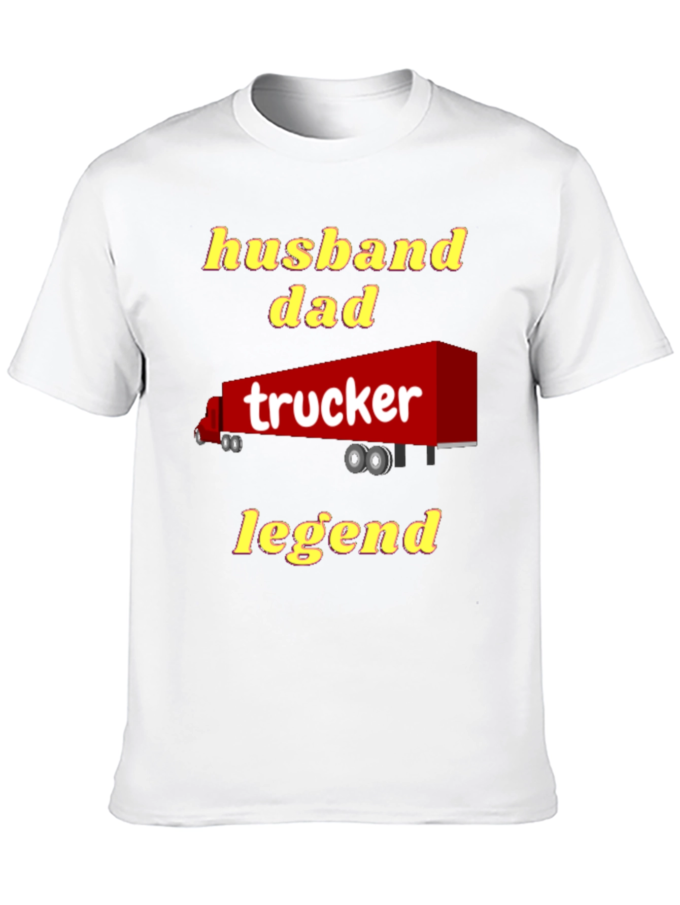 Husband Dad Trucker Legend T-Shirt